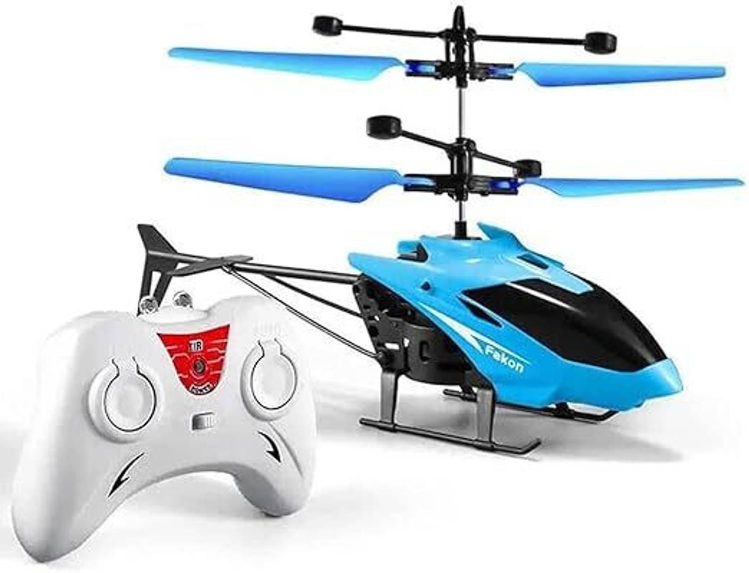 Augustcollection RC Helicopter with Hand Gravity Sensor, Flying Toy with 3D Light & Safety Sensor
