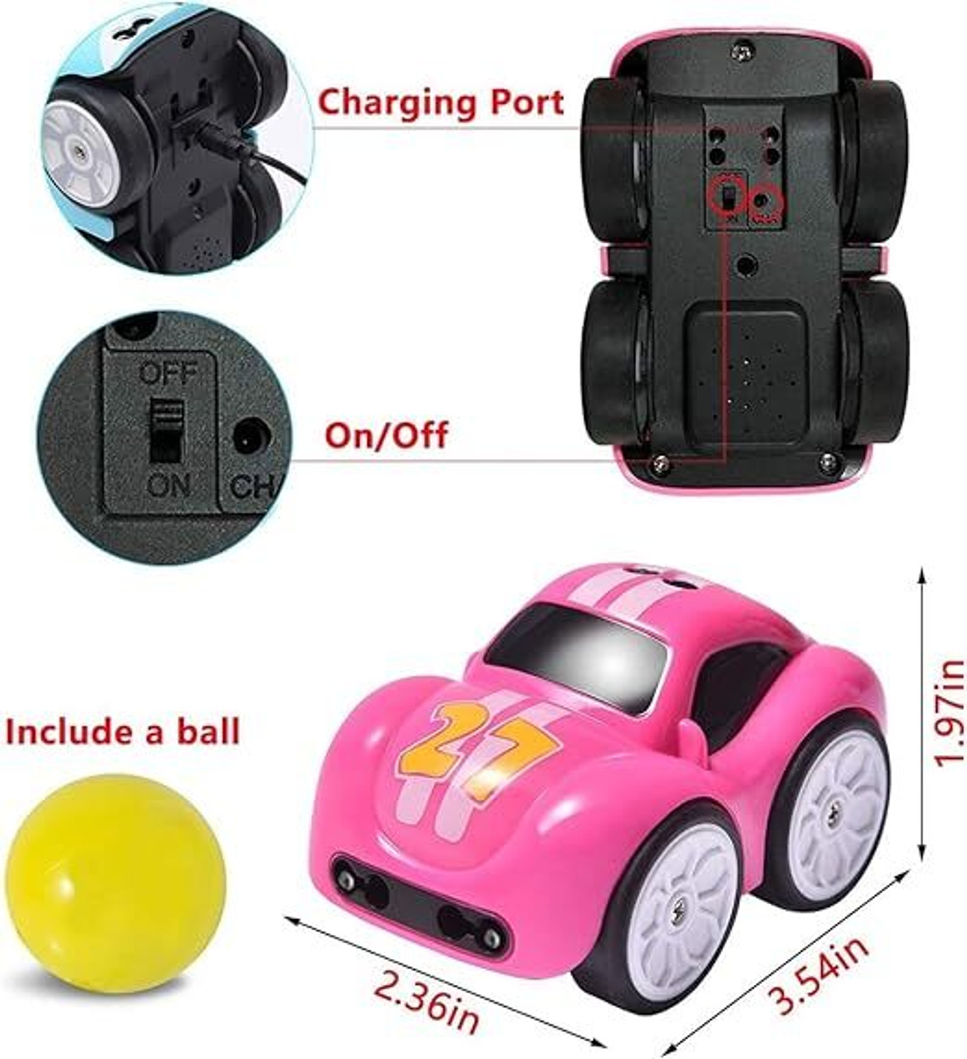 Image of kidsmuch Magic Induction RC Intelligent Sensor Car