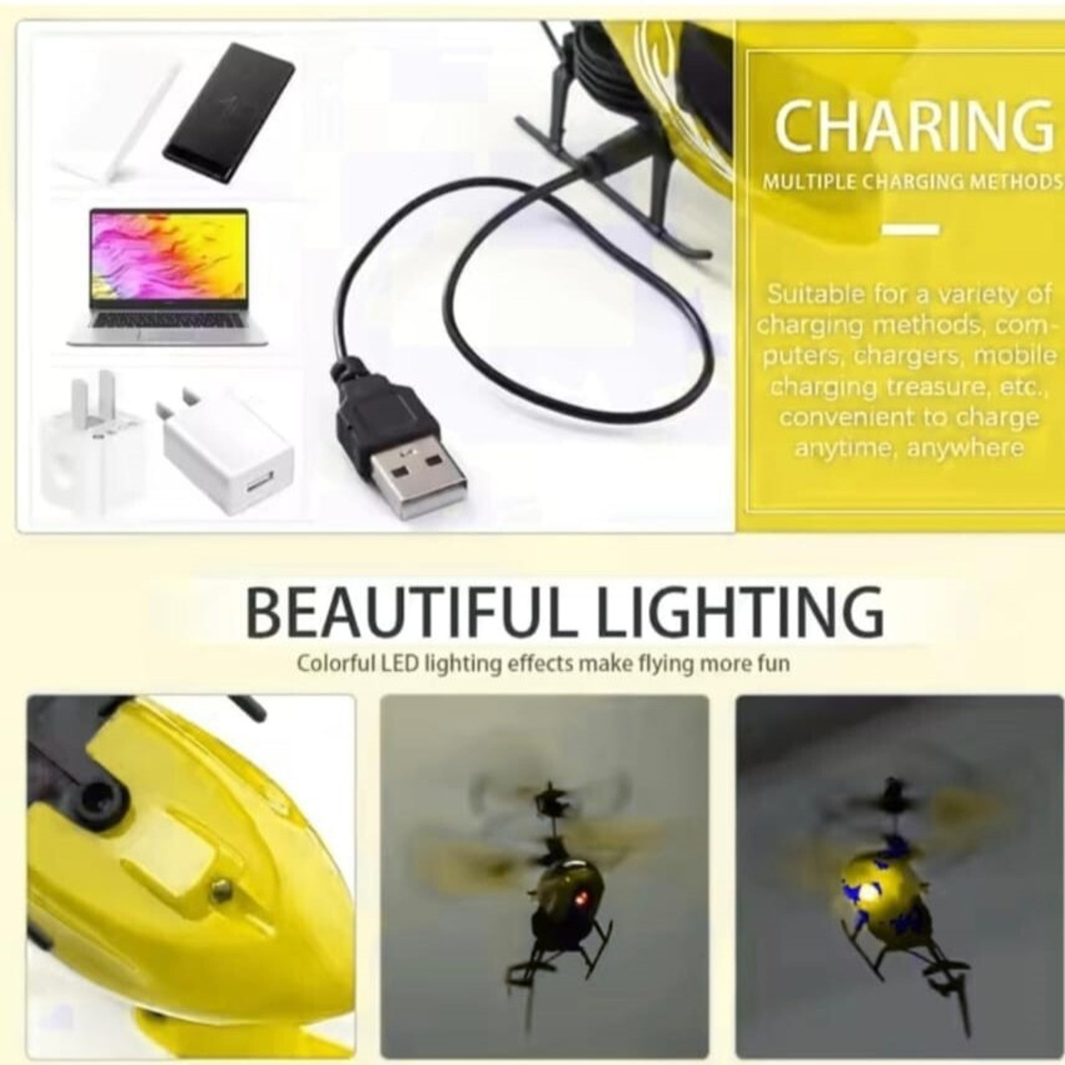 Image of JOYWHIZ Remote control Helicopter with sensor for kids