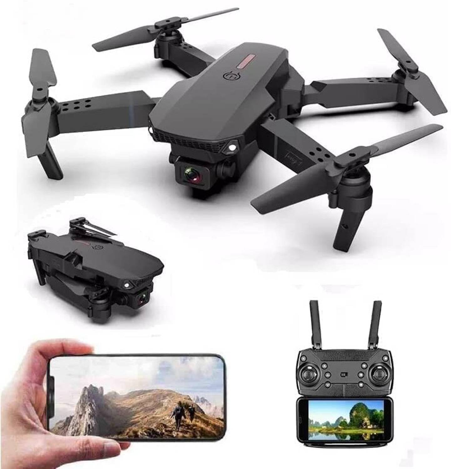 M Kids E88 Foldable Toy Drone - Image 3