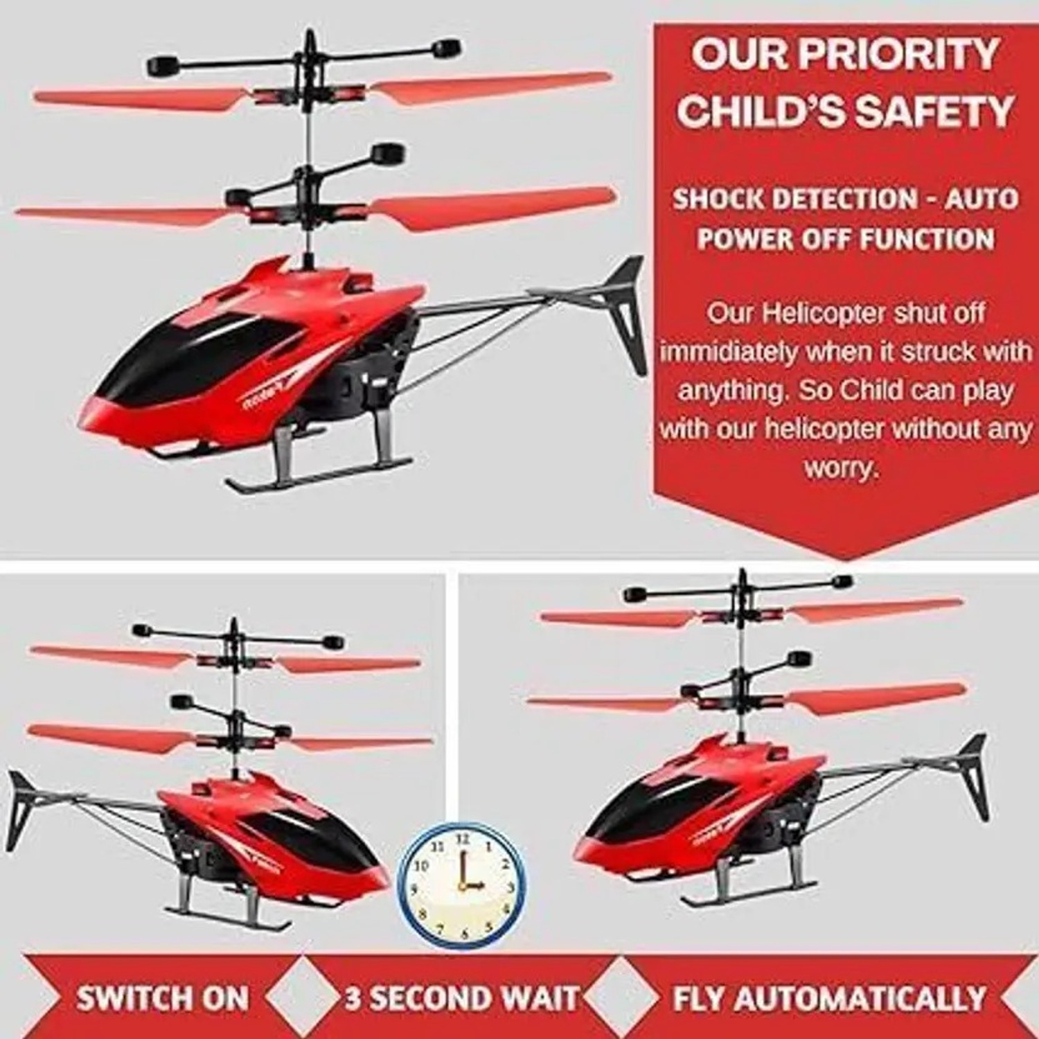 Image of RY Gravity Sensor Toy Remote Control Helicopter for Kids