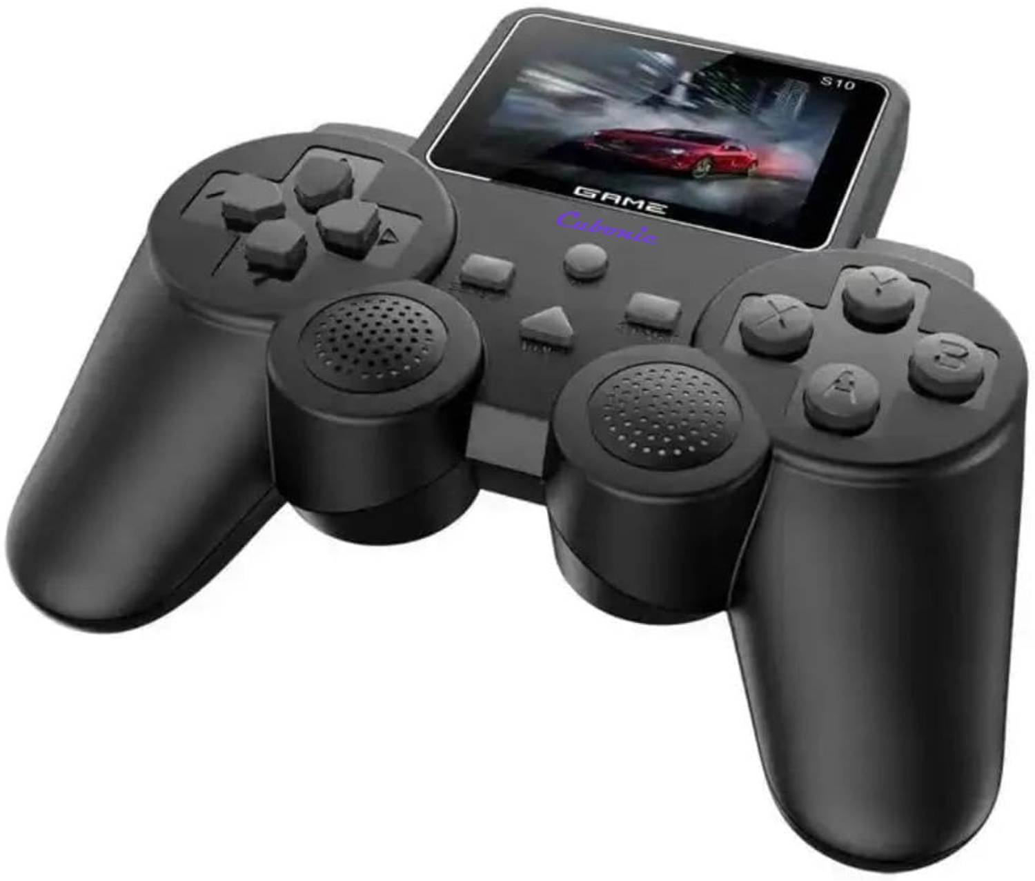 Cubonic PlayTor S10 Dual-Grip Console with Built-in HD Screen & 520 Retro Gaming USB Gamepad