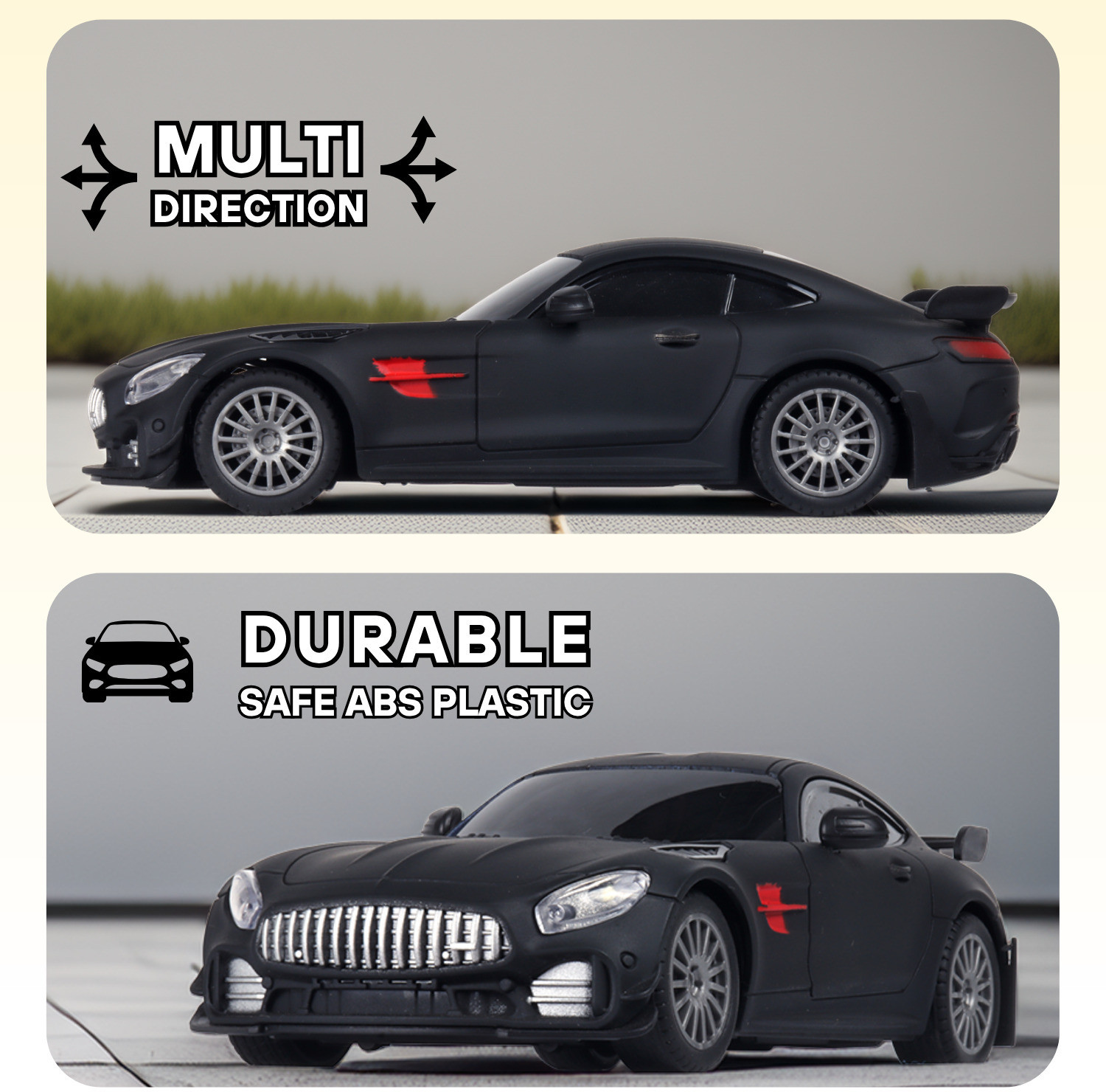 Image of frendo High Speed 1:24 Rechargeable C type charging Mini Remote Control Racing Car AMG