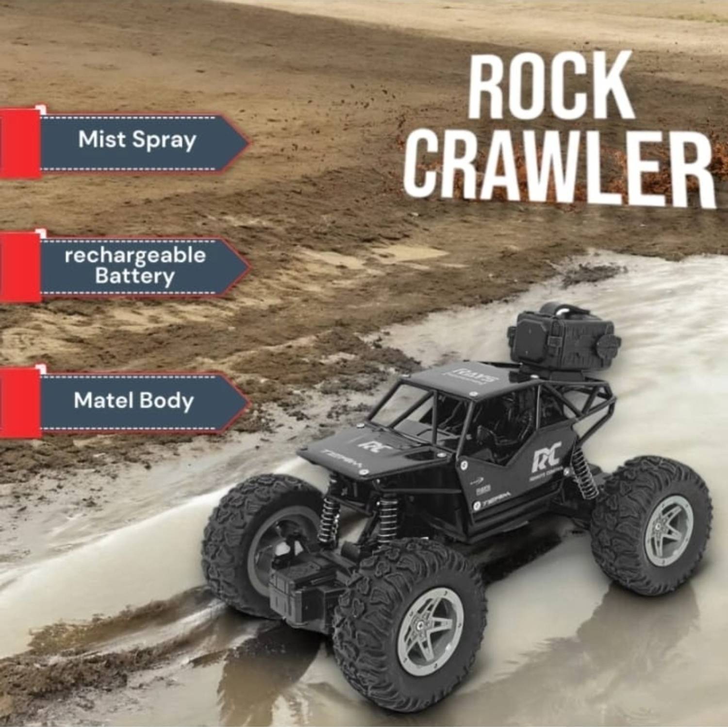 RNAV Remote Control Rock Car - Image 2