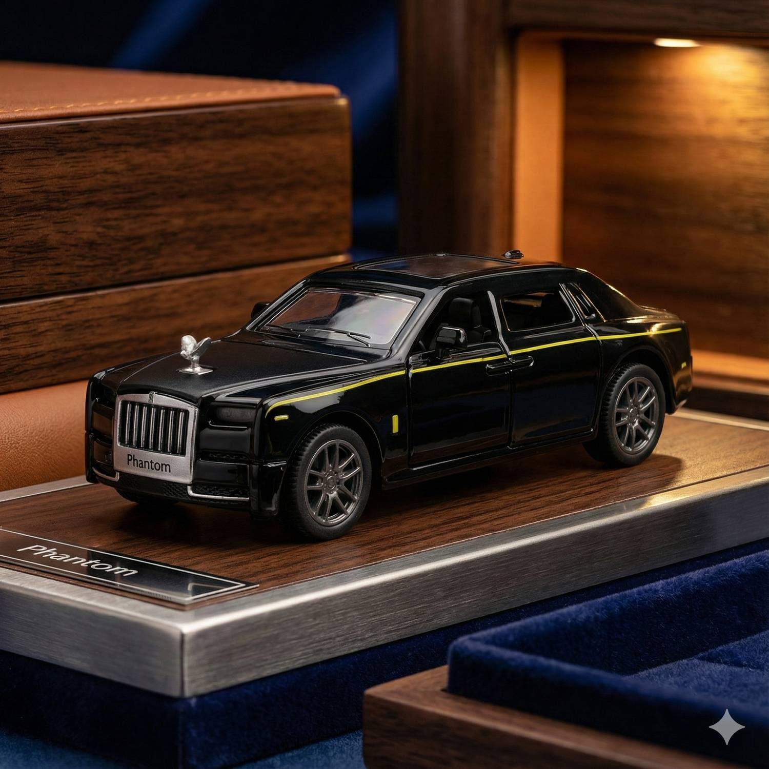 Zenvy Rolls Royce Phantom Mini Car Toy | Die-Cast Metal Pull Back