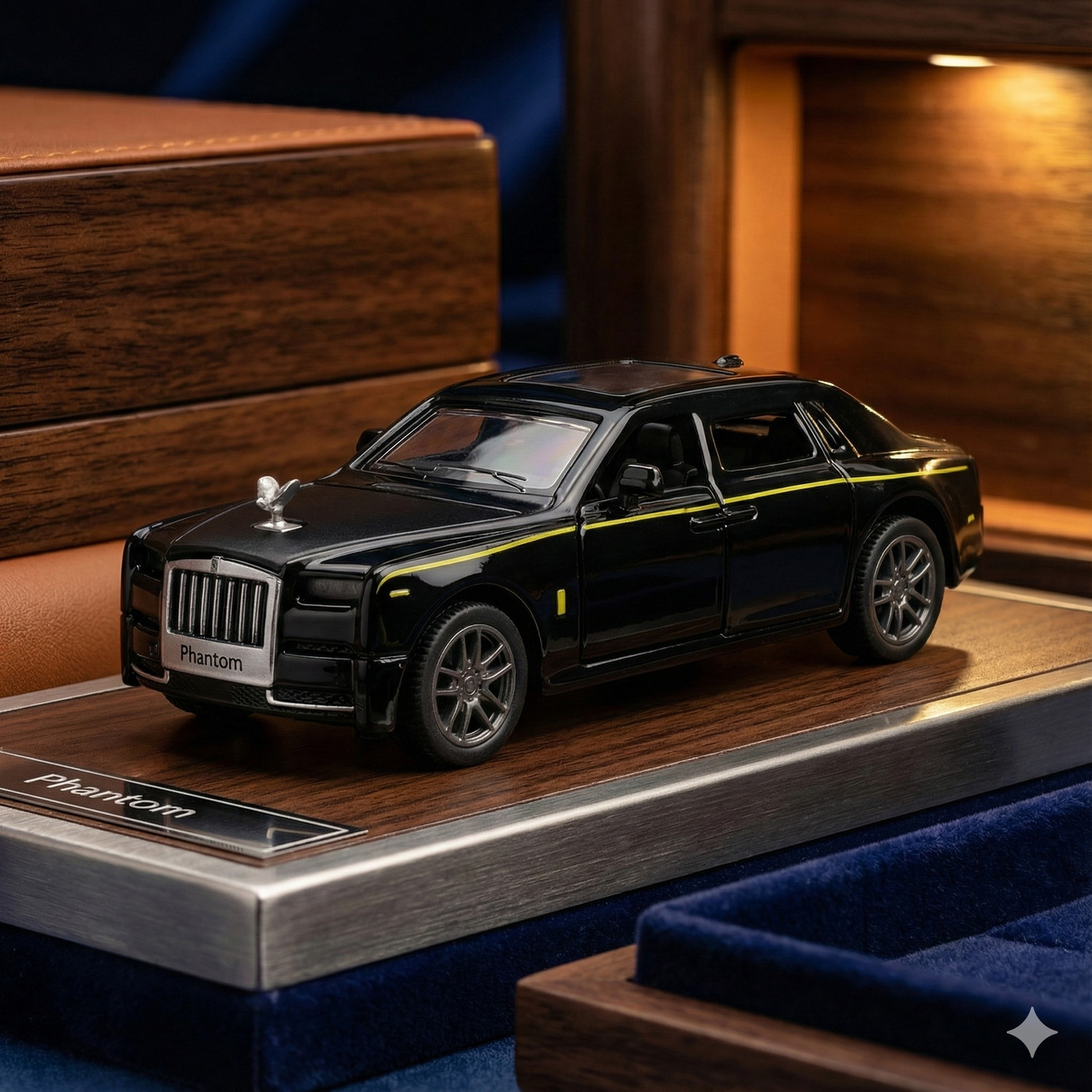 Image of Zenvy Rolls Royce Phantom Mini Car Toy | Die-Cast Metal Pull Back (1:32)