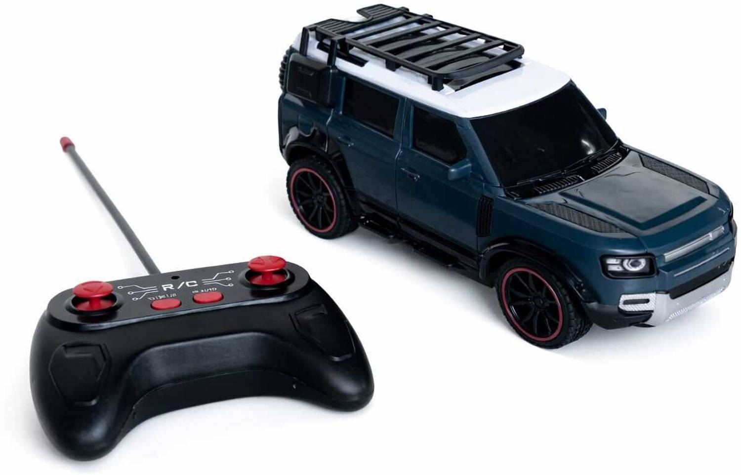 ASHOOJATEX Remote Car High-Speed Off-Road Rc Car Defender with Light Up RC Racing Toy