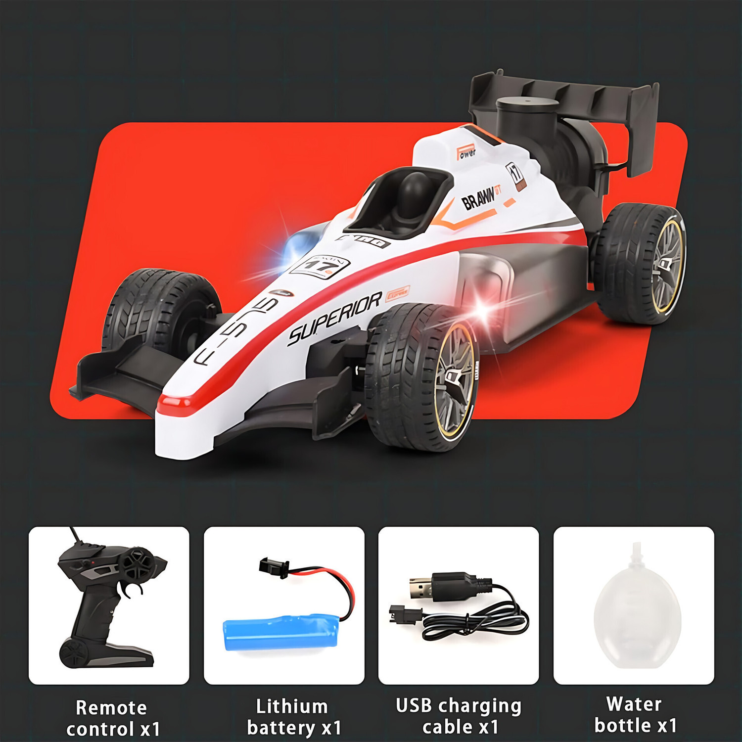 Image of Flytek Rechargeable High Speed F1 RC Car 4x4 Remote Control formula 1 rc Drift Car kids