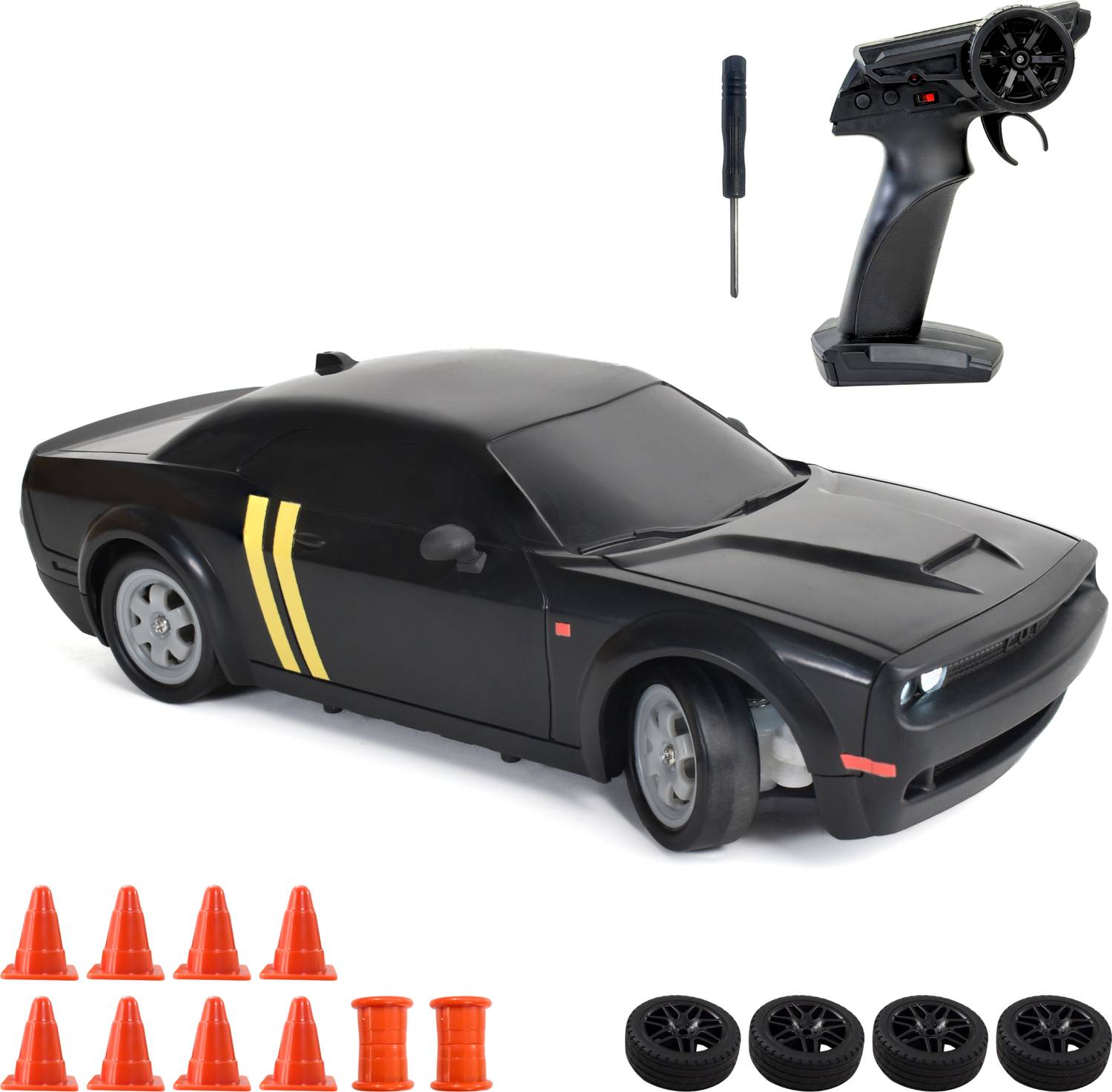 L.O.T CARS Shadow Remote Control Drifting Car, 4WD, Multi-Mode LED
