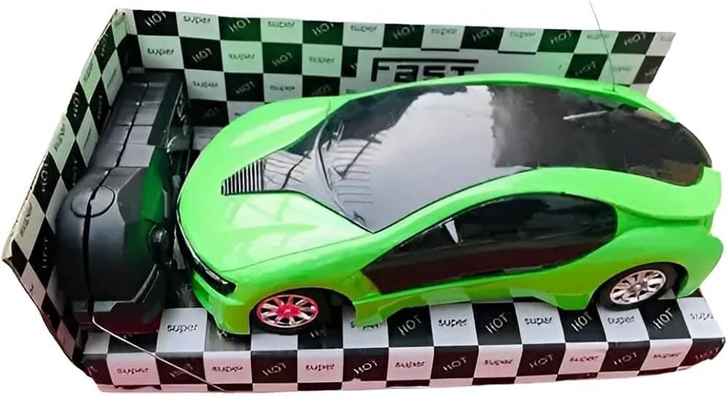 3 Jokers 3D Light & Sound Fast Car with Remote Control for Kids