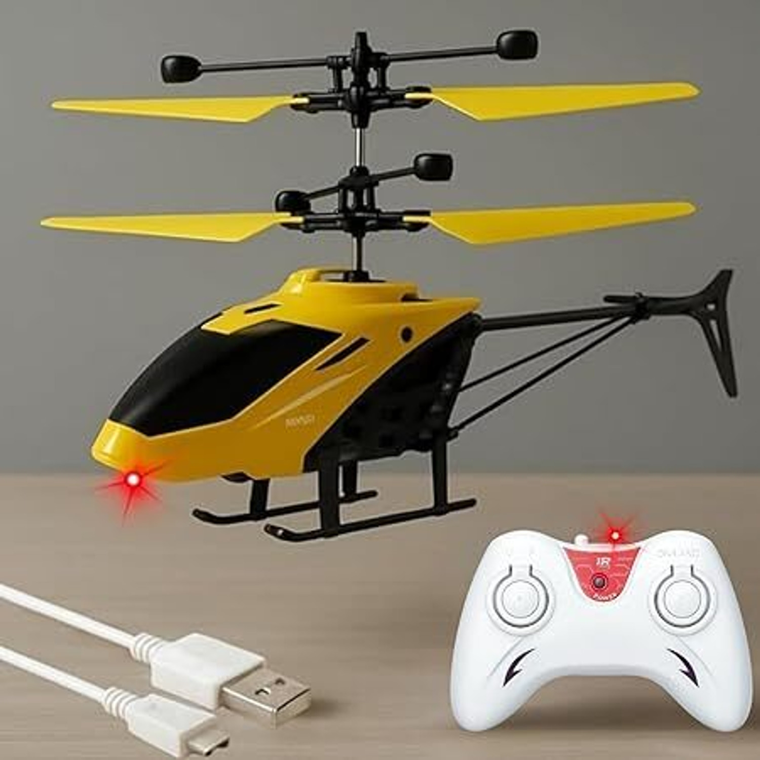 Image of RIVIN Flying Remote Control RC Induction Type 2-in-1 Indoor Outdoor Helicopter