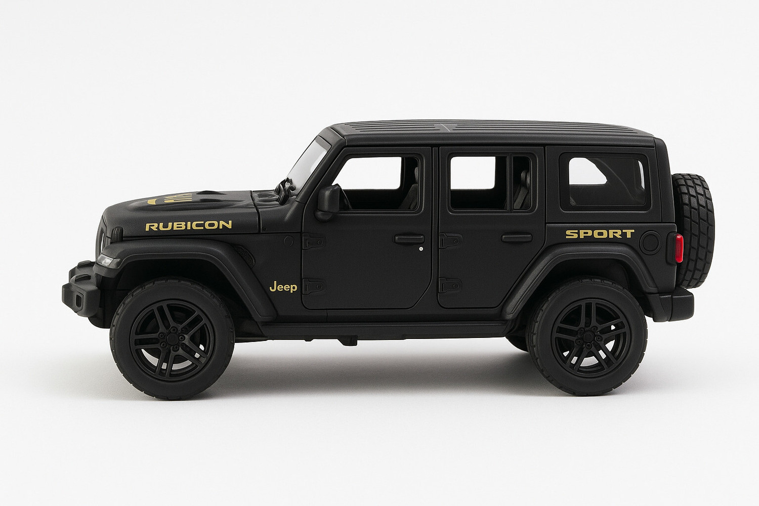 Image of crezor toys 1:32 Scale Rubicon Car Diecast Model Sound and Light Pull Back Cars