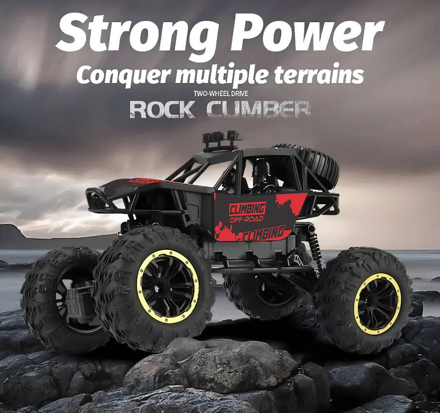 CADDLE & TOES 1:20 Scale Rock Car with Remote Control - Image 2
