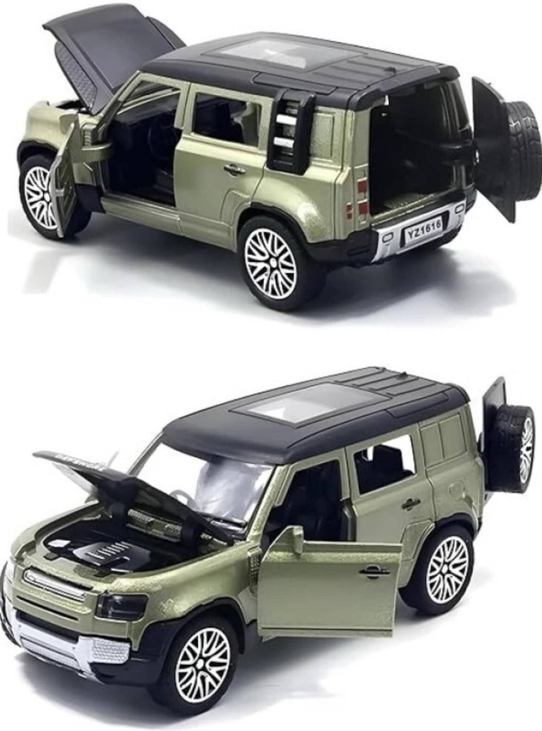 Xcillince 1:36 Defender Car Metal Body - Image 1