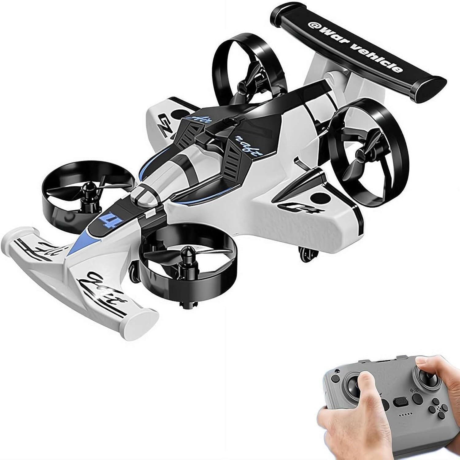 Image of DIRIZO RC Fighter Jet Remote Control Airplane for Kids Adults RC Plane Drone 360 Flip