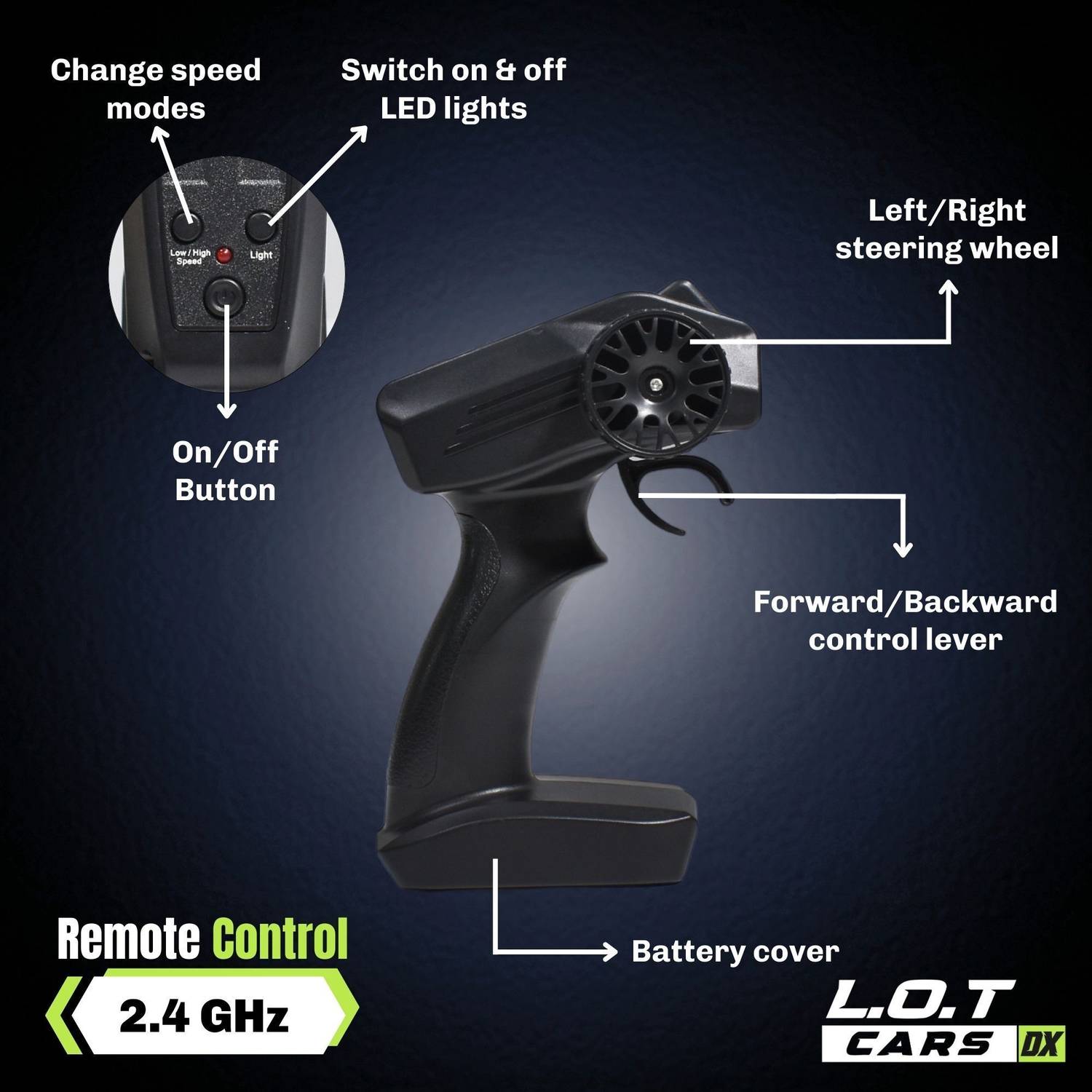 L.O.T CARS Flare 4WD Drifting RC Car - Image 4