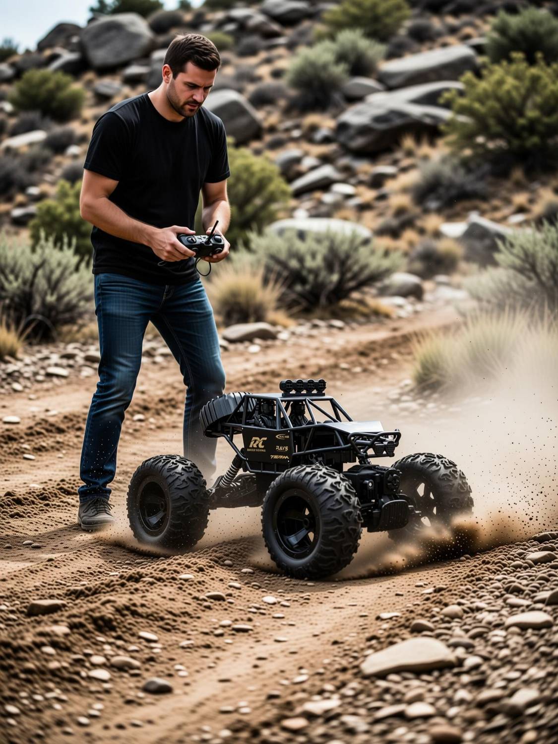 CADDLE & TOES Rock Car 1:20 Scale Remote Control - Image 2