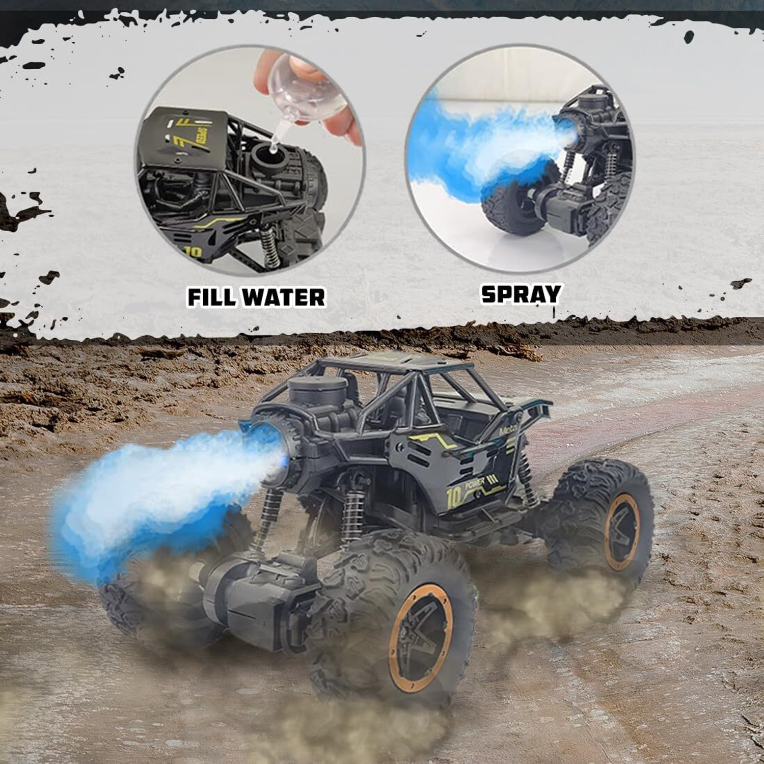 Image of JoyAura 4x4 Crawler Remote Control Car Crawler RC Car Big Size Off Road Rock Crawler