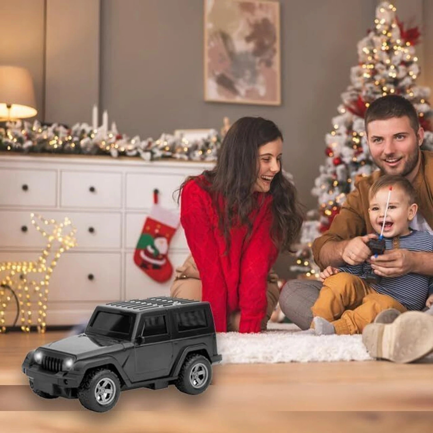 Image of JoyAura Thar Car Rechargeable Musical Car Best Gift for Kids | Musical Car Toy