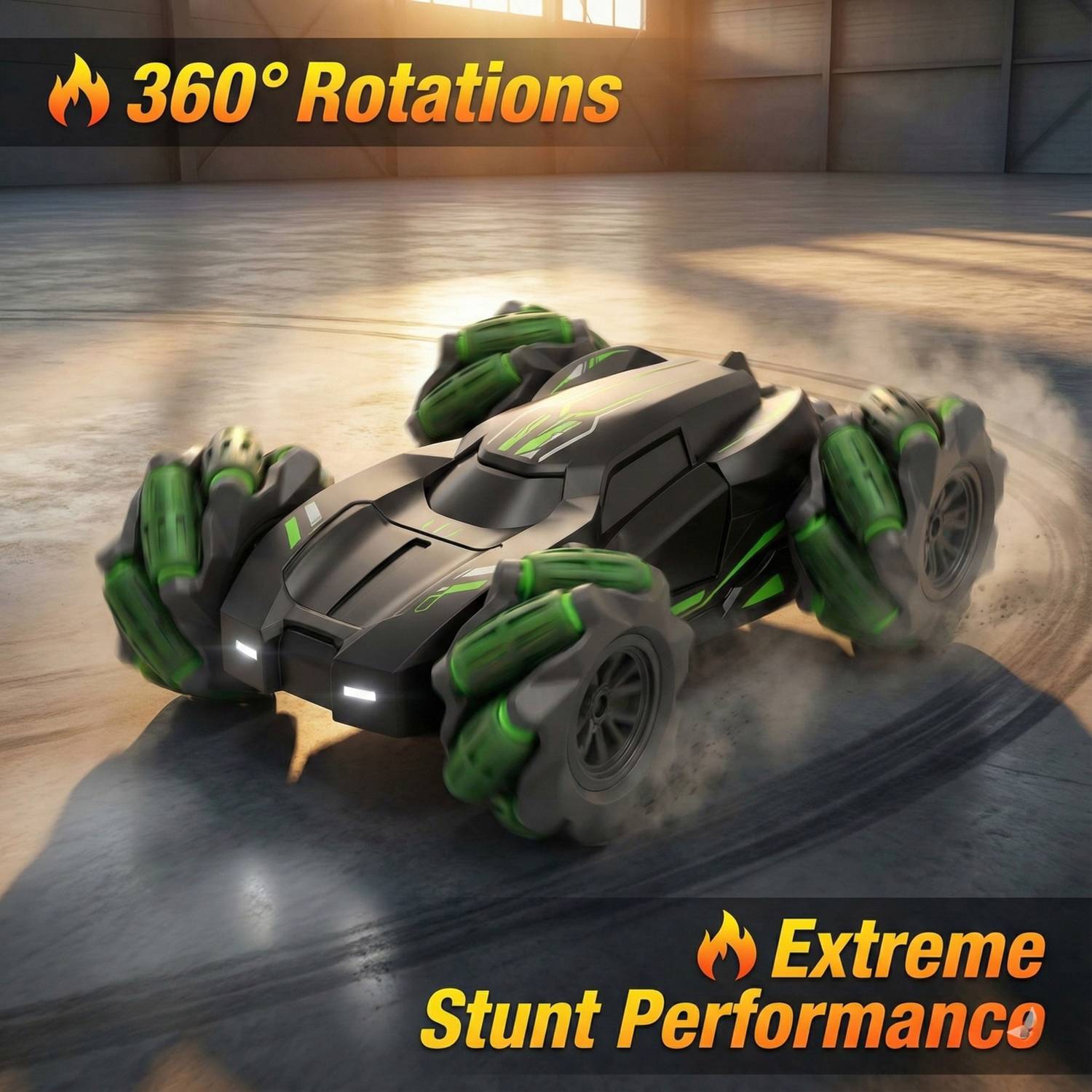 camin 4x4 Drift Stunt RC Car for Boys - Image 2