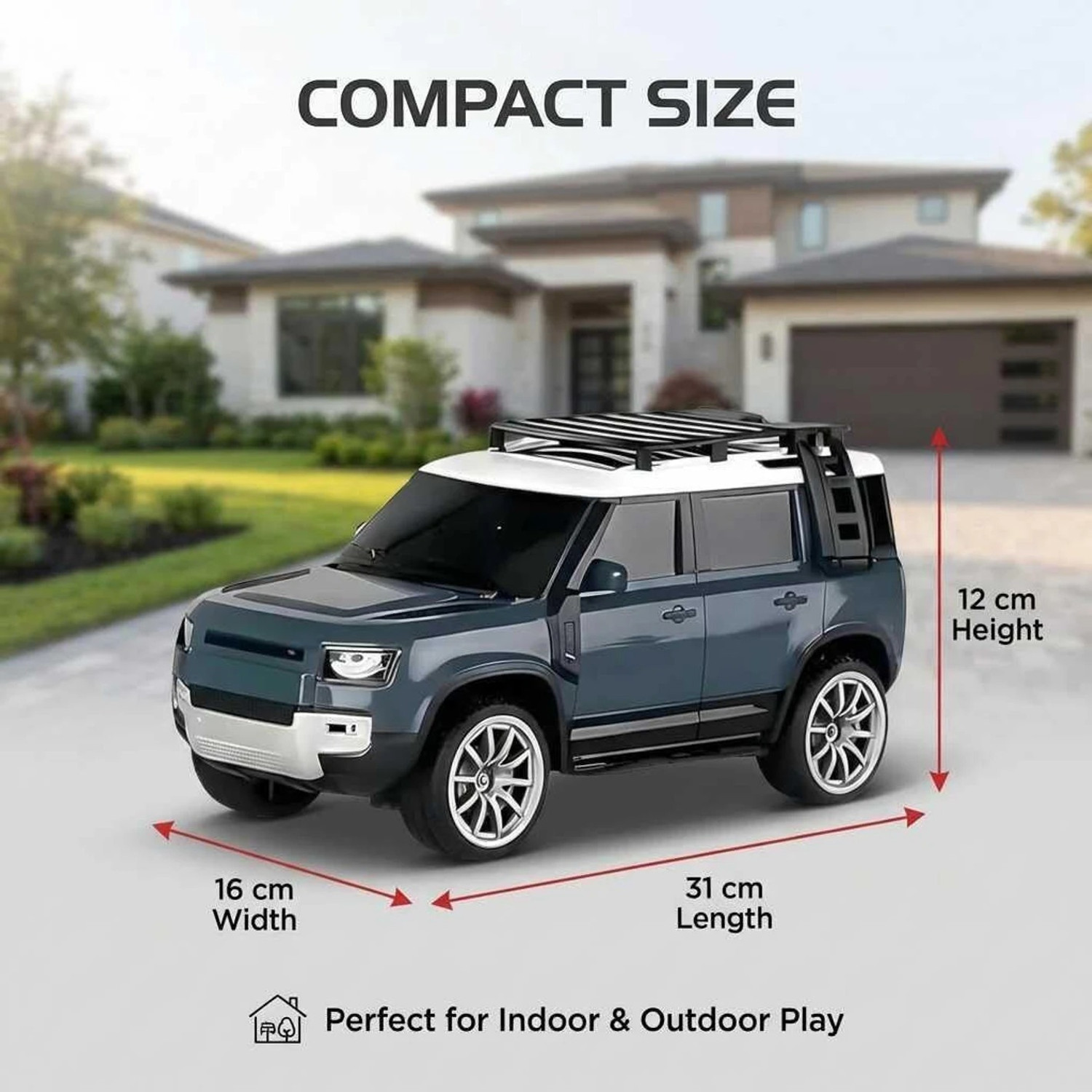 Image of Mini Magic Defender Remote Control Car with Extra Battery for Kids smoke effect