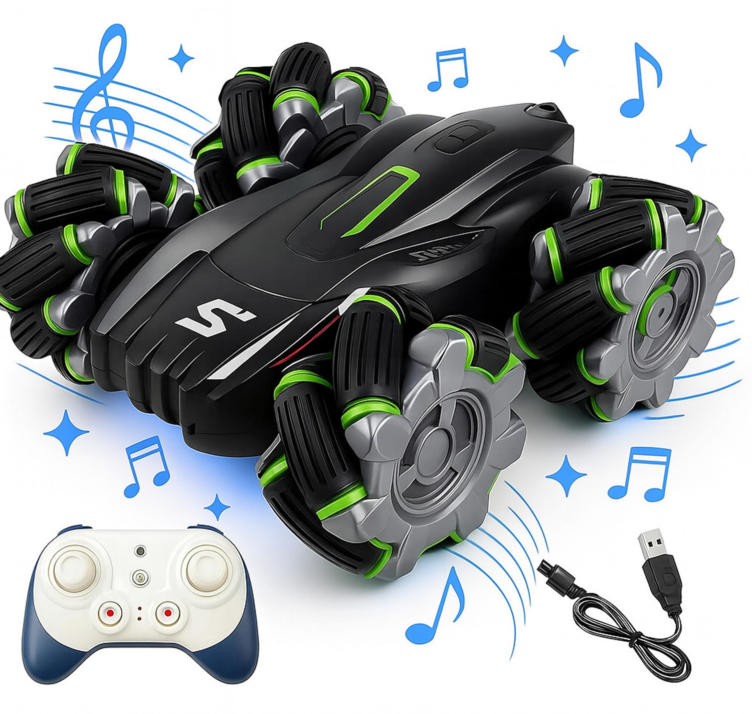 Image of DWH Drift stunt car remote control car for kids| rechargeable rc car for kids