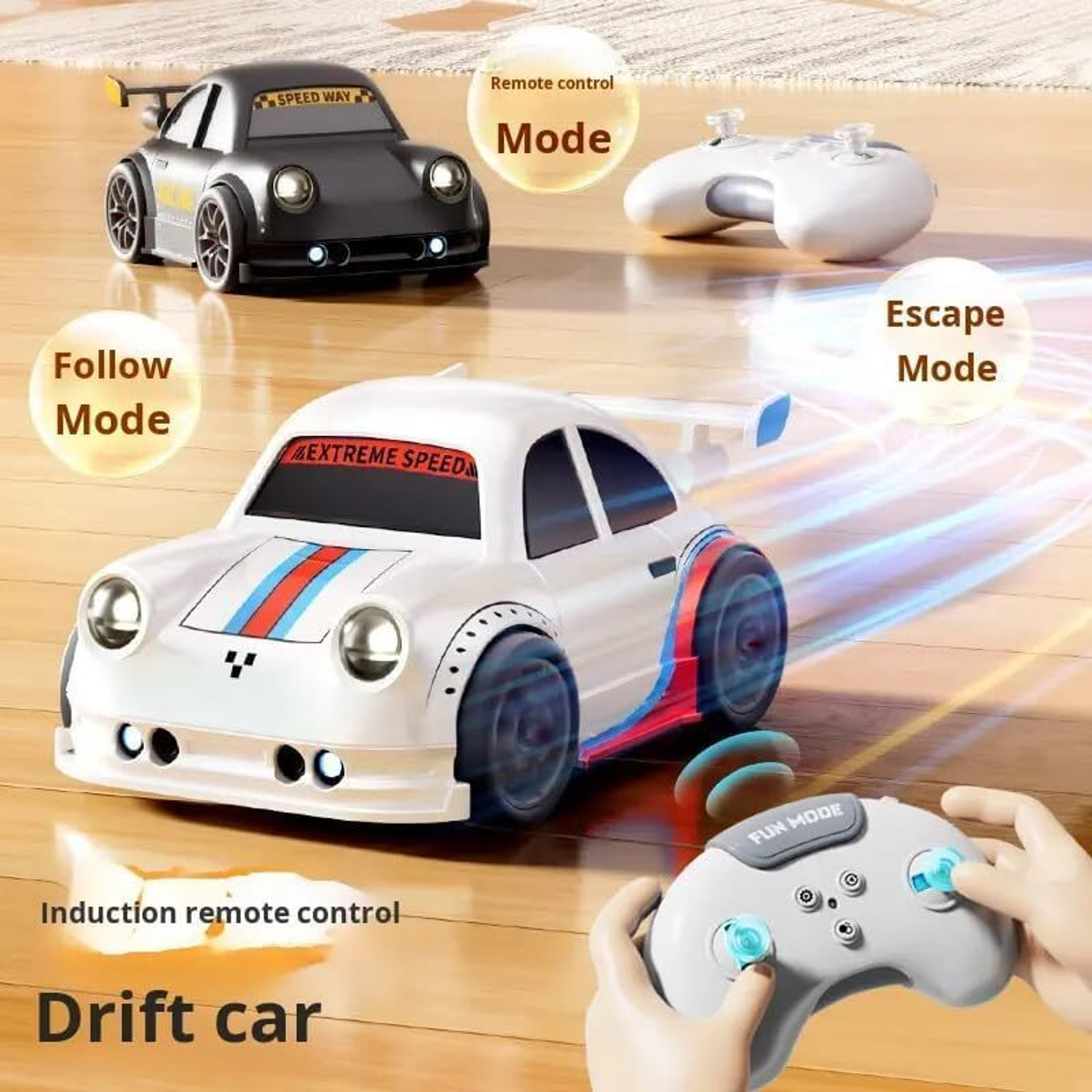 Image of ADKD Mini Multifunctional Drift Remote Control Racing Car Toy(Pack - 1,Random Color)