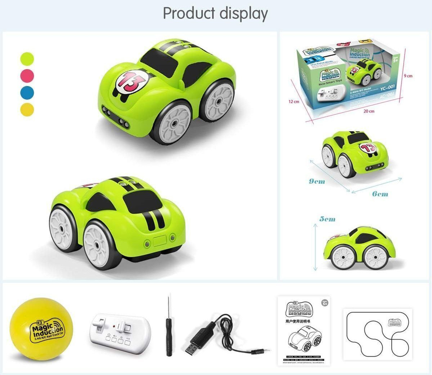 Image of Learn With Fun 5 Mode Smart Remote Control Car for Kids | Follow & Avoid Sensor Toy