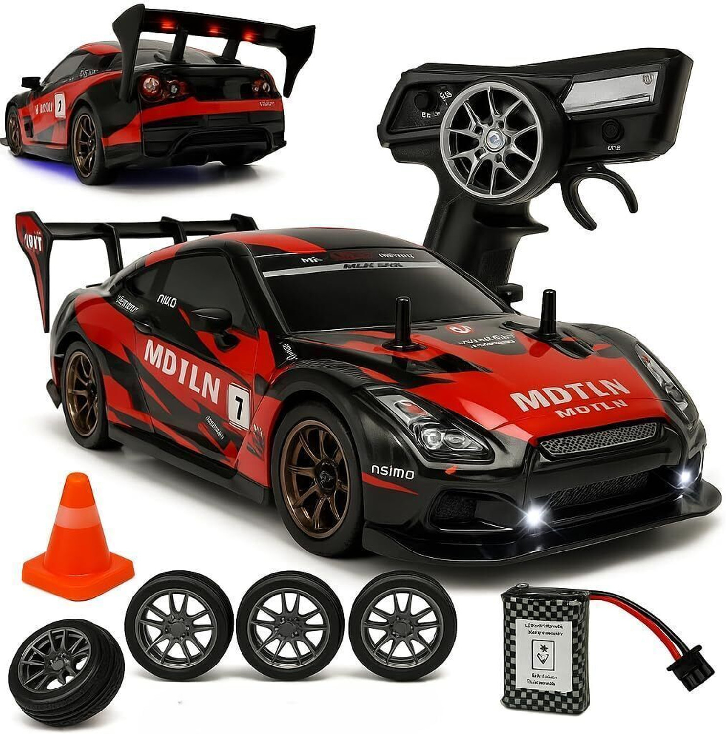 Image of Toofuntoy RC Drift Car for Adults High Speed 4X4 Remote Control car with Speed Adjustment