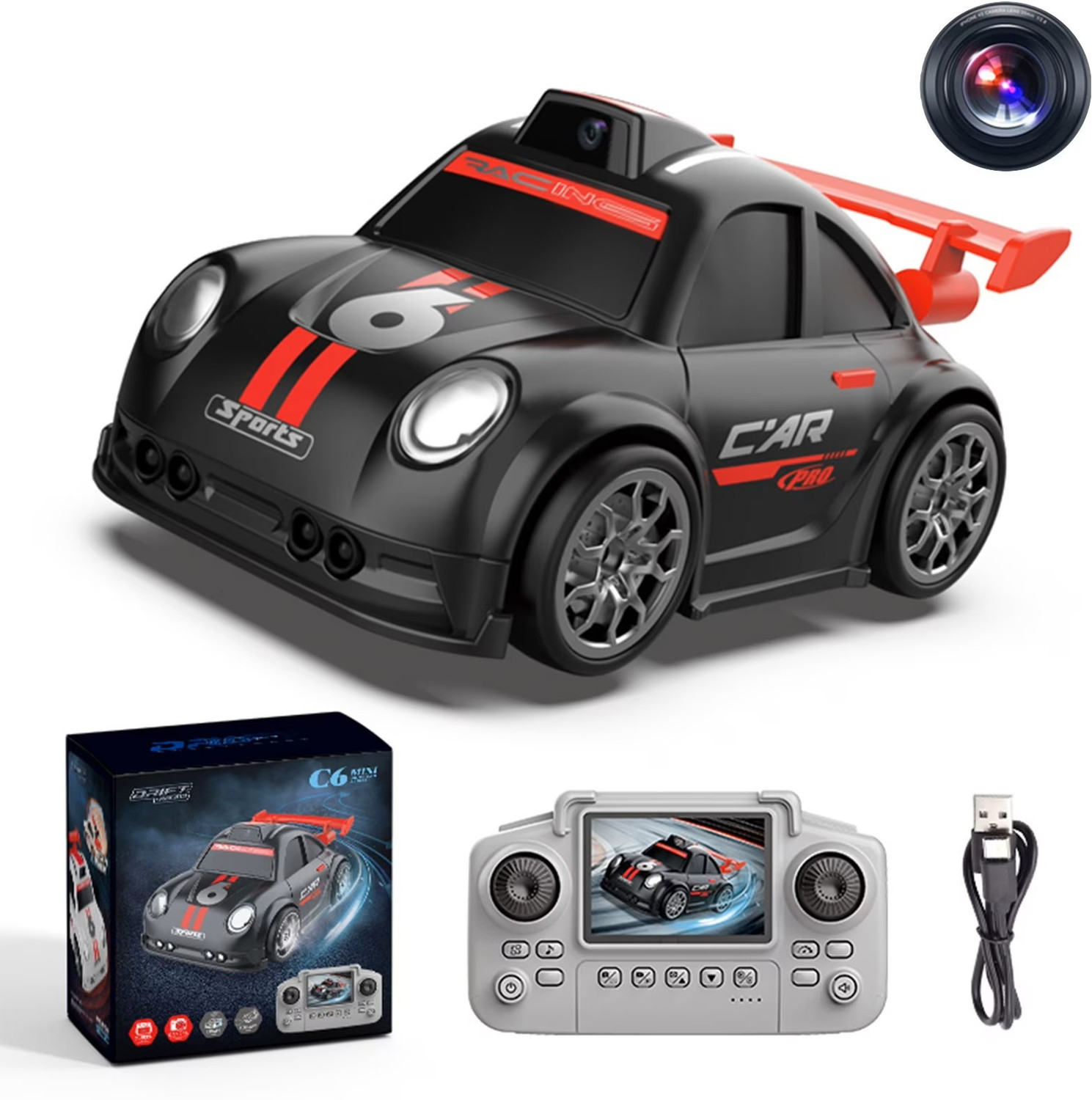 Image of Numora Remote Control Car with Camera and Display