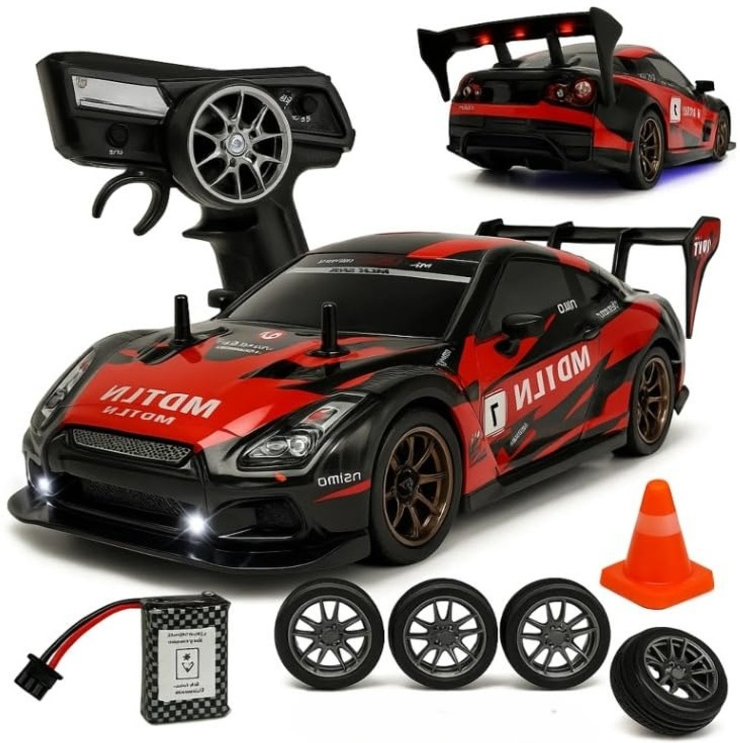 Image of Toofun RC Drift Car for Adults & Kids, High Speed 4WD Remote Control Car with Speed