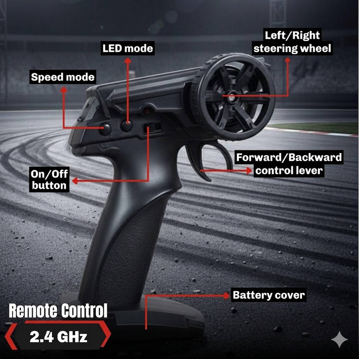 Flytek RC Drift Car 4X4 20KM/H - Image 3