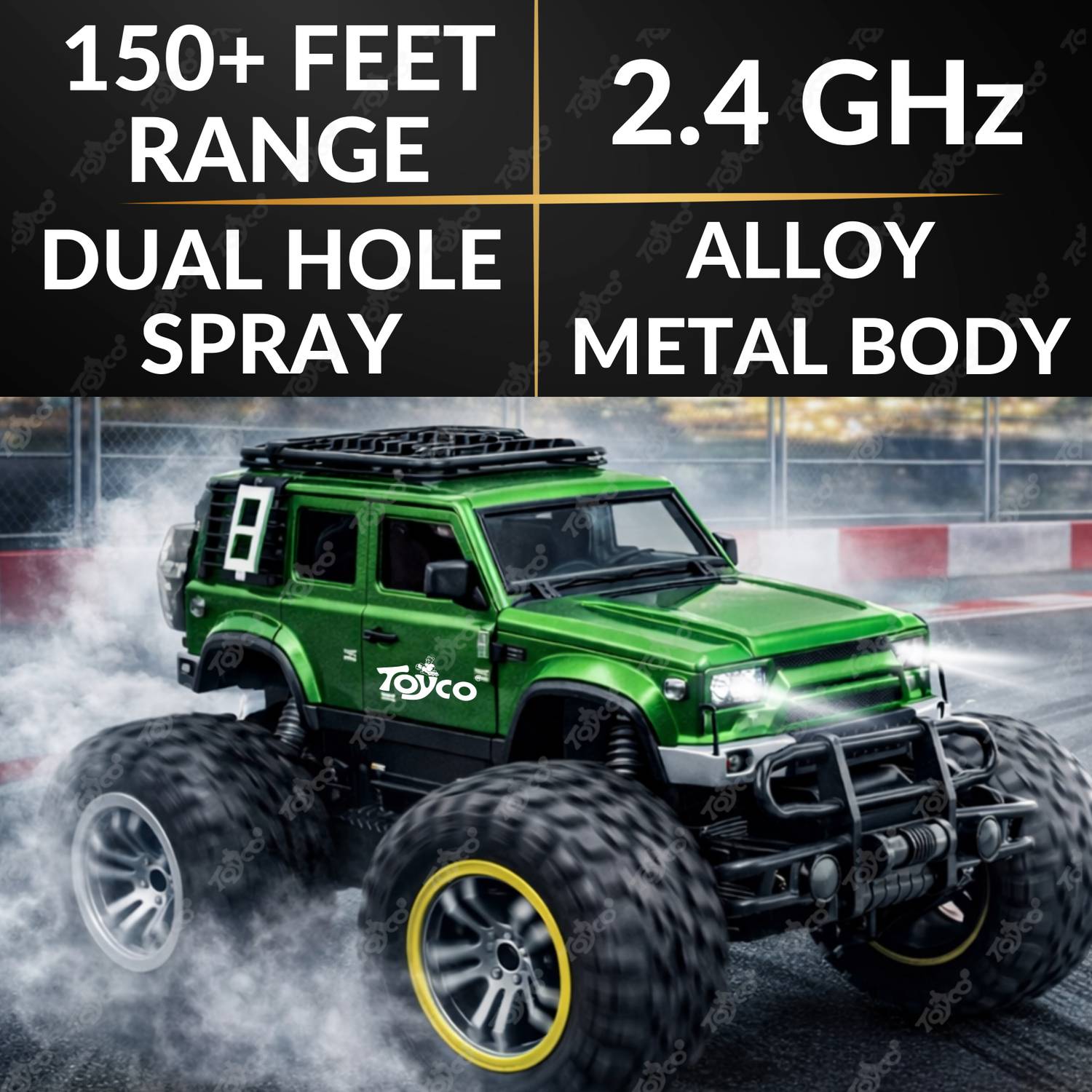 Toyco 2.4GHz Offroad Monster Rock Crawler Remote Car - Image 5
