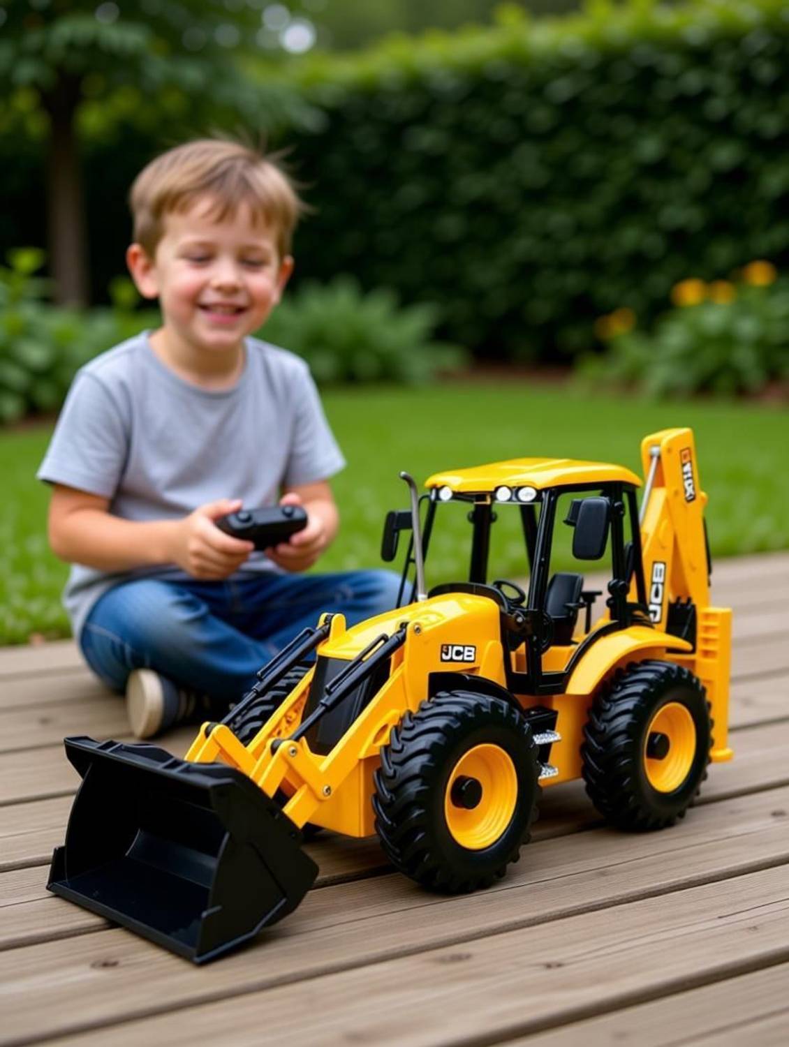 ZUNBELLA 2in1 Unbreakable Pull Back JCB Construction Truck Vehicle