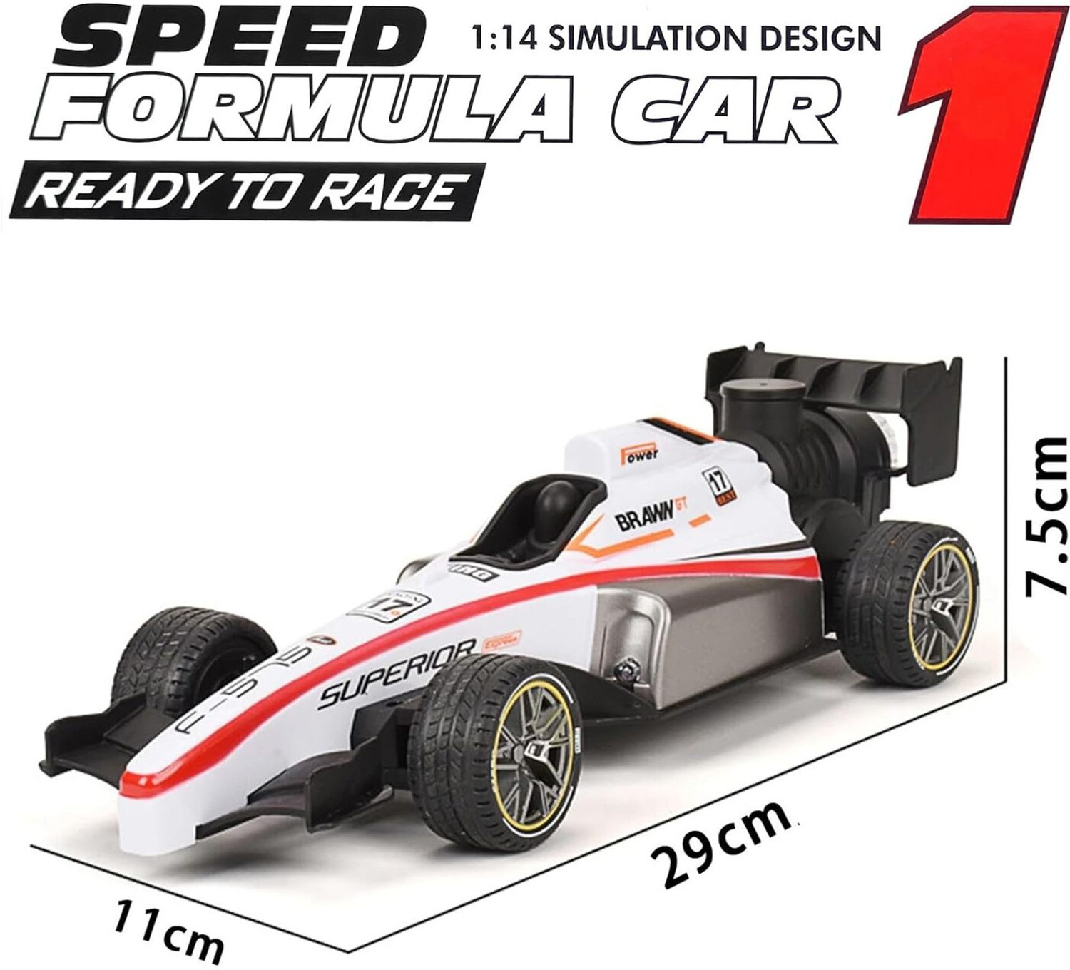 Image of Flytek Rechargeable High Speed F1 RC Car 4x4 Remote Control formula 1 rc Drift Car kids
