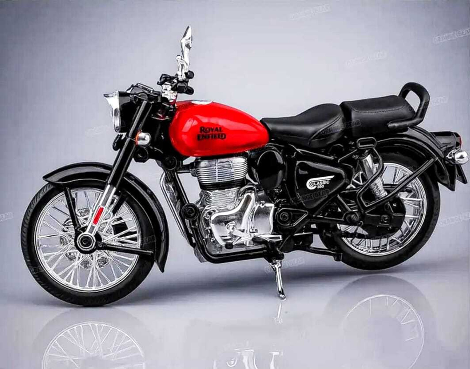 Image of KRISHIVALAYA 1:15 ROYAL ENFIELD CLASSIC 350 BIKE TOY