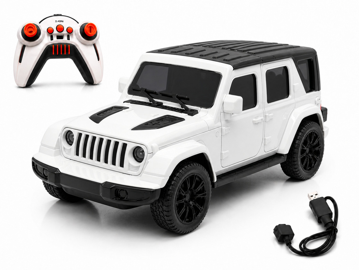 himanshu tex 1:14 Scale RC Gaddi Roxx Remote Control SUV with LED Lights,Rechargeable Battery