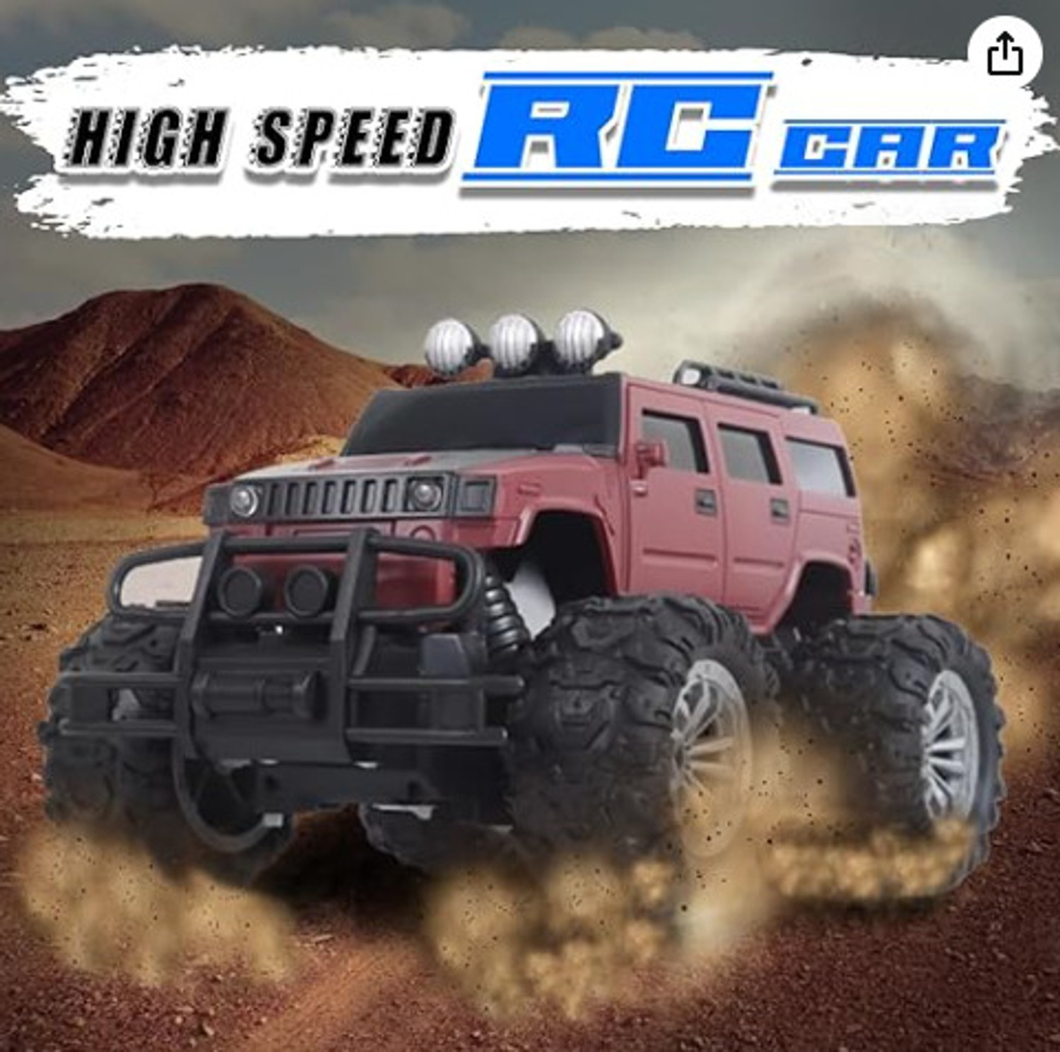 Image of himanshu tex Remote Control Car Headlight Modes Lithium Battery C-Type Charging Black