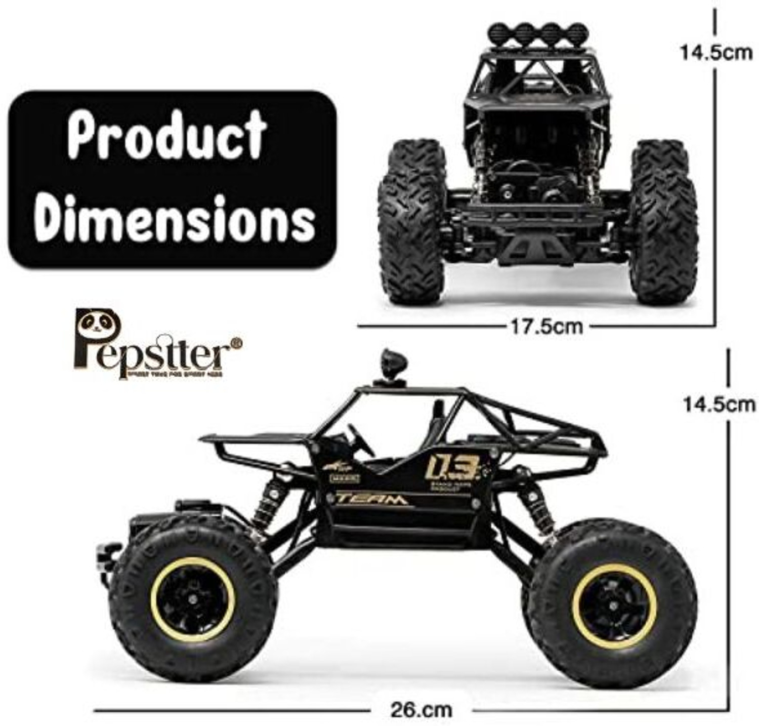 Image of Pepstter Remote Control Vehicle Buggy Rall 1:16 Toys (Multicolor)