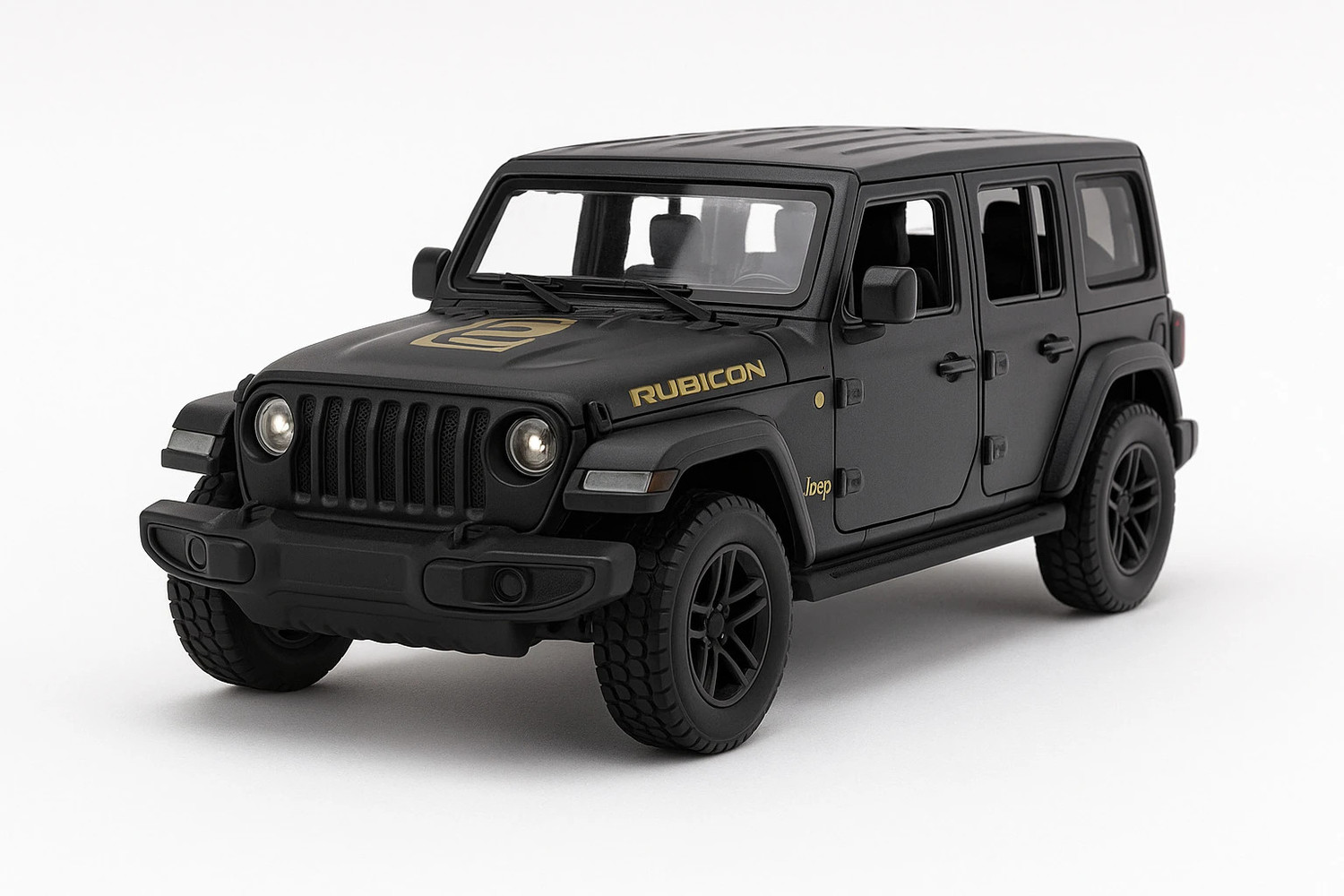 Image of crezor toys 1:32 Scale Rubicon Car Diecast Model Sound and Light Pull Back Cars