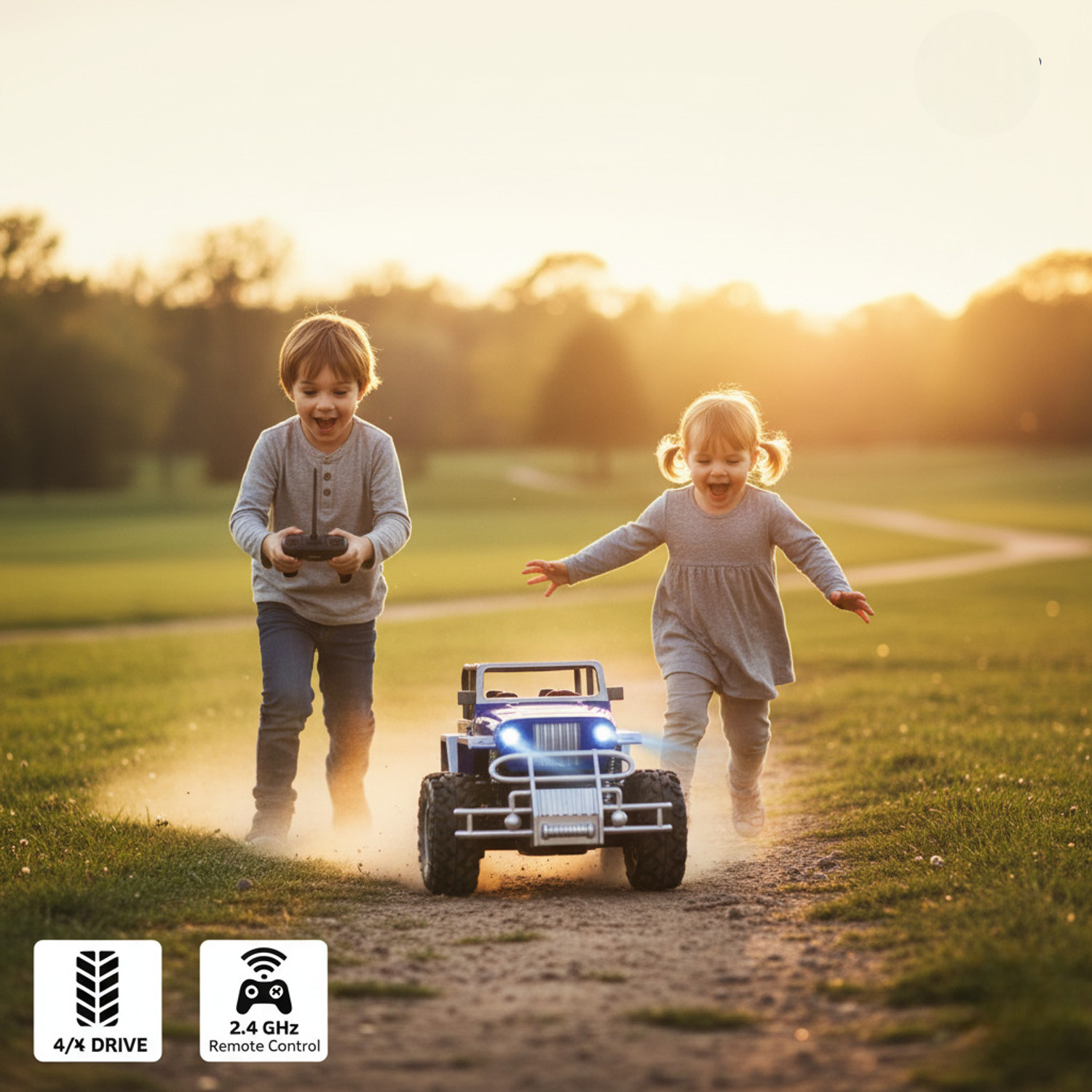 Image of Wonder Toys Xtream Racer Off Roader Rechargeable Remote Control Car|4x4 Monster Truck