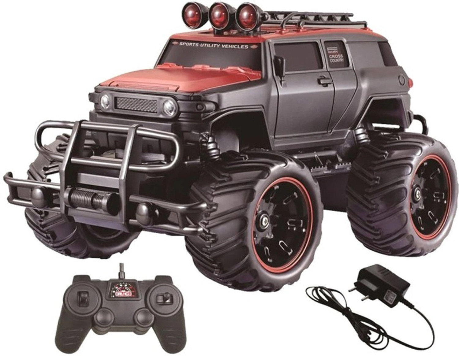 Image of Utsamixora Mad Racing Cross- Country Remote Control Monster Truck Car (Multicolor)