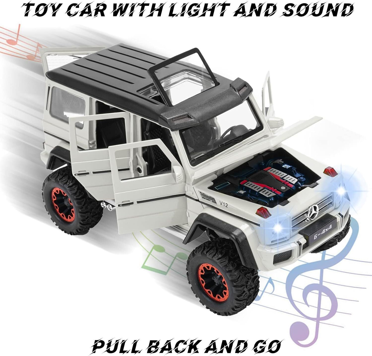 Image of ZECOMMERCE Kids Remote Control RC Car Off Road 4x4 with Rechargeable Battery