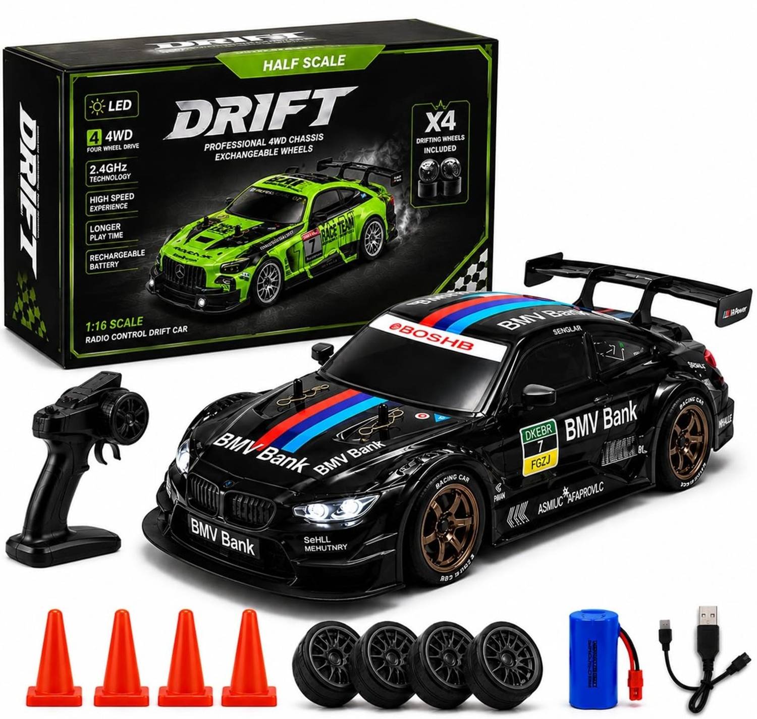 Mini Magic 4X4 RC Drift Car for Adults - Image 1