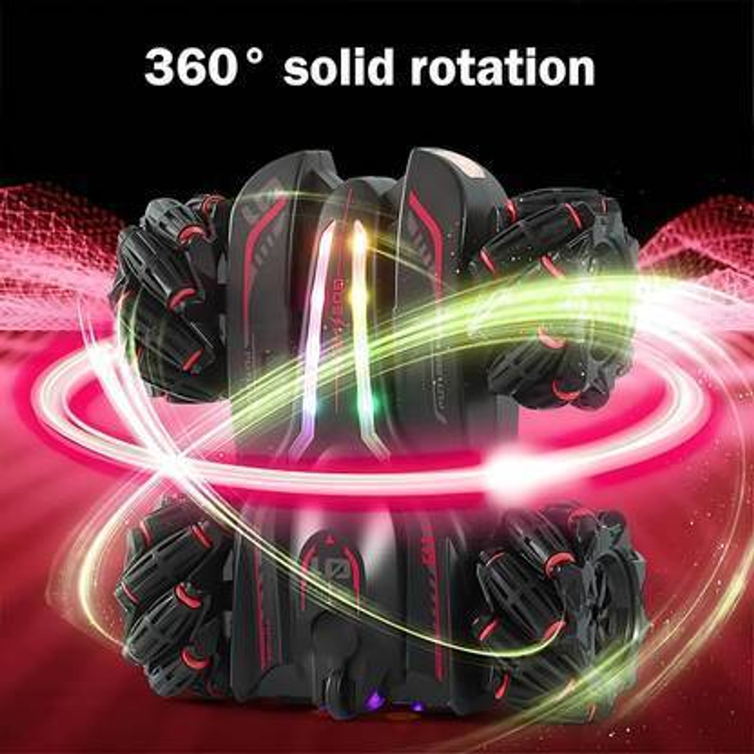 Image of Flytek 4x4 Rechargeable RC Drift Stunt Car 360 Rotating Remote Control Car for Kids