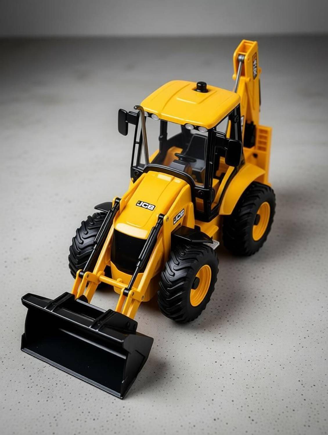 ZUNBELLA 2in1 Unbreakable Pull Back JCB Construction Truck Vehicle