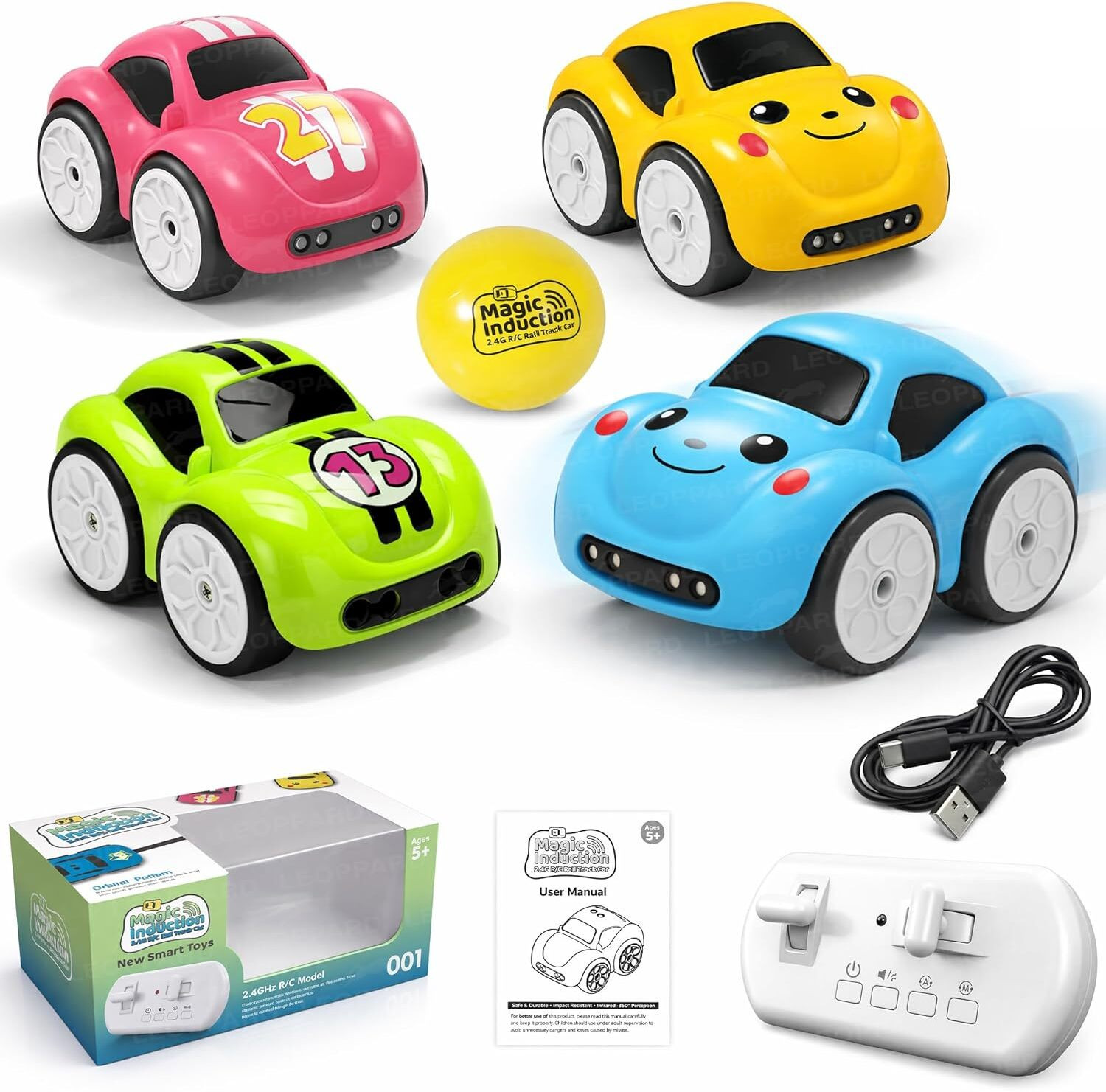 Image of Flytek Mini rc car sensor toy car magic induction rc car 4x4 for kids sensor car toy