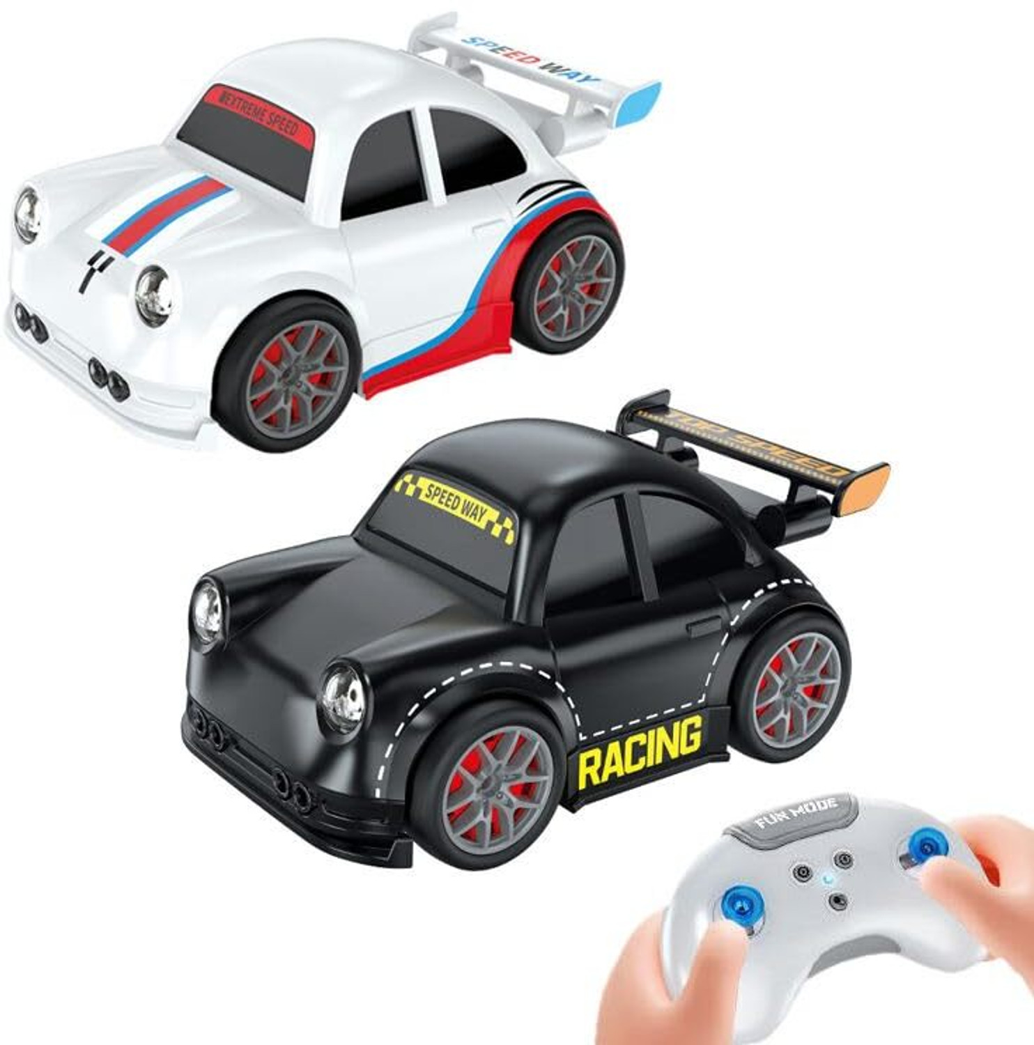 Image of PRINERI Mini RC Drift Car with Sensor Follow Escape Mode & Remote Control