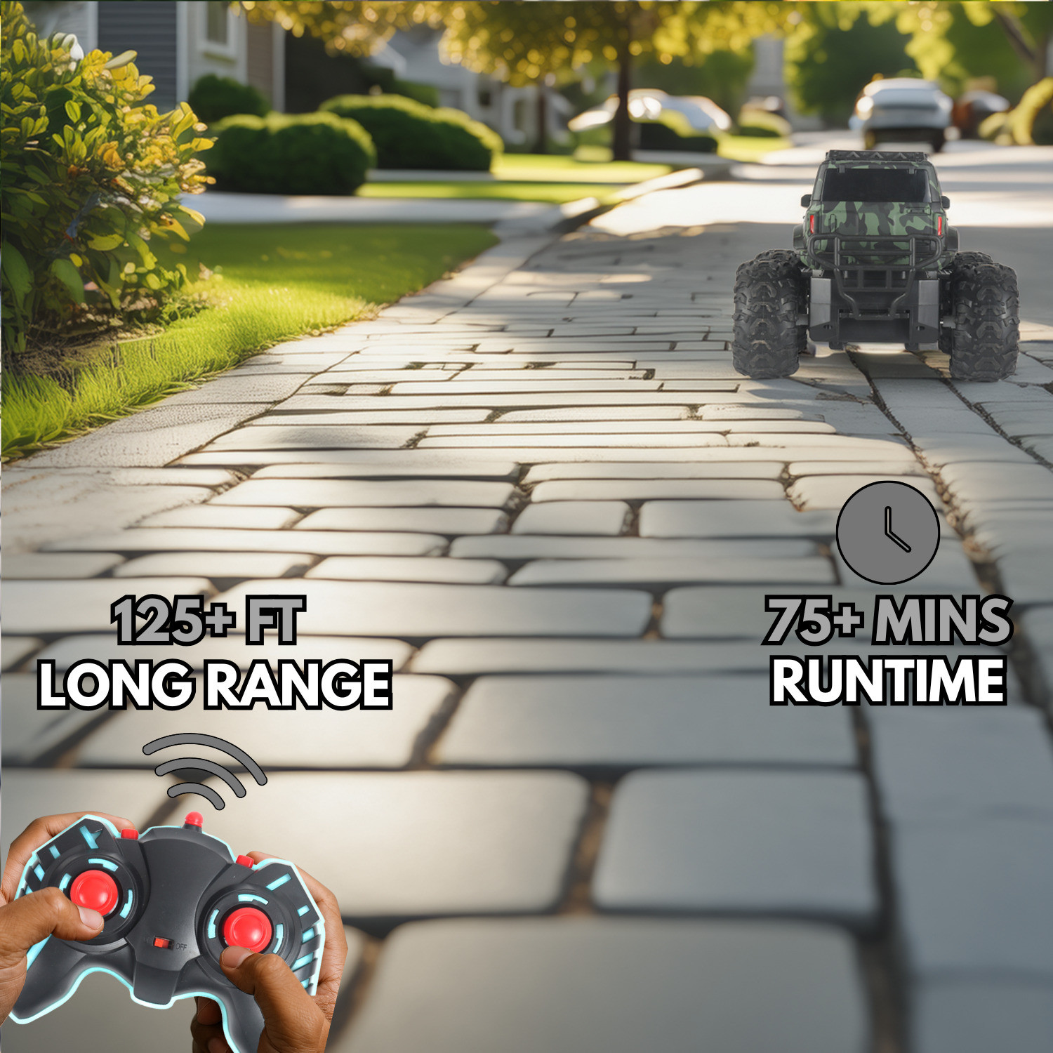 Image of frendo Off Roader Rechargeable Remote Control Monster Truck for Kids