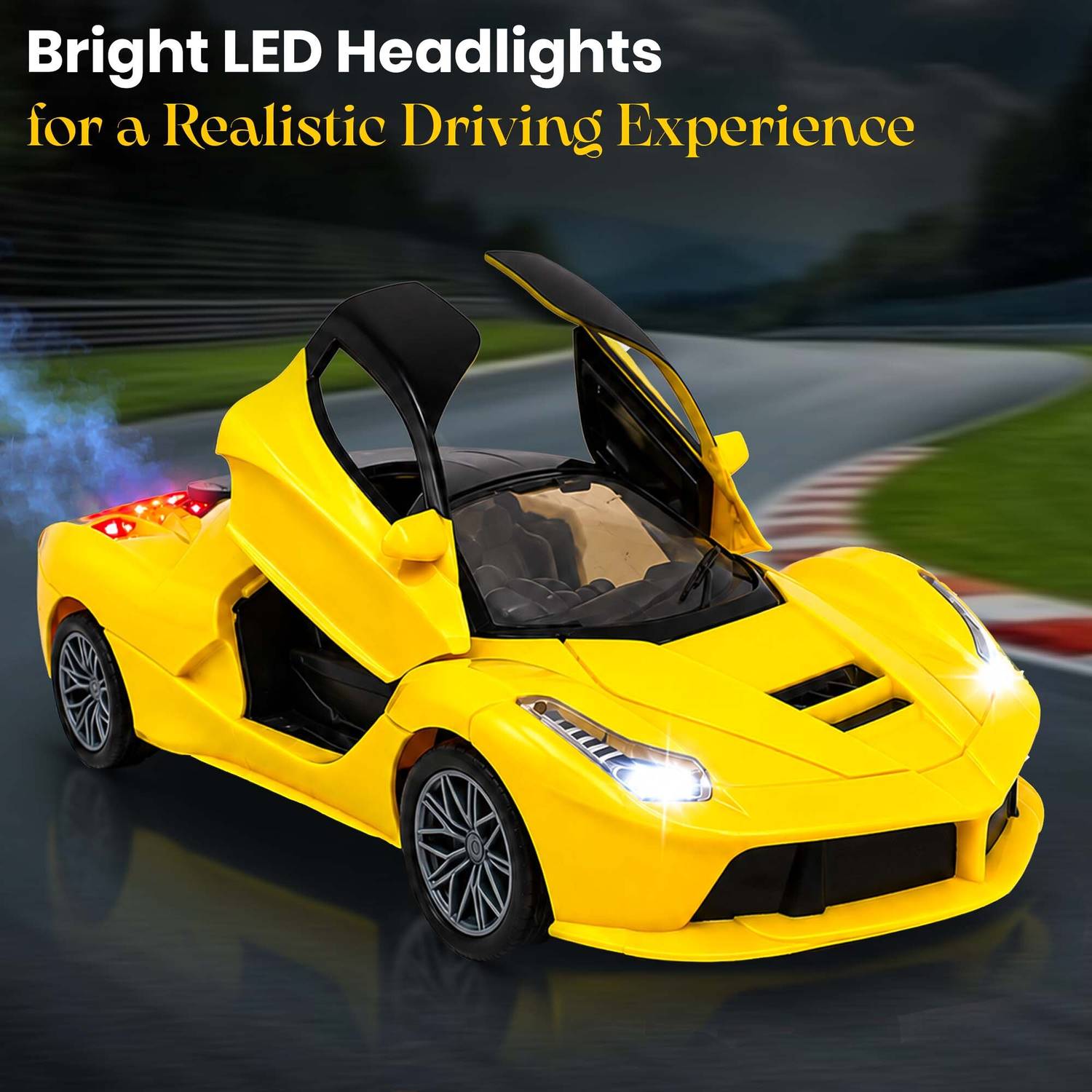 Buddynjoy High Speed Remote Control Racing Car for Kids - Image 3